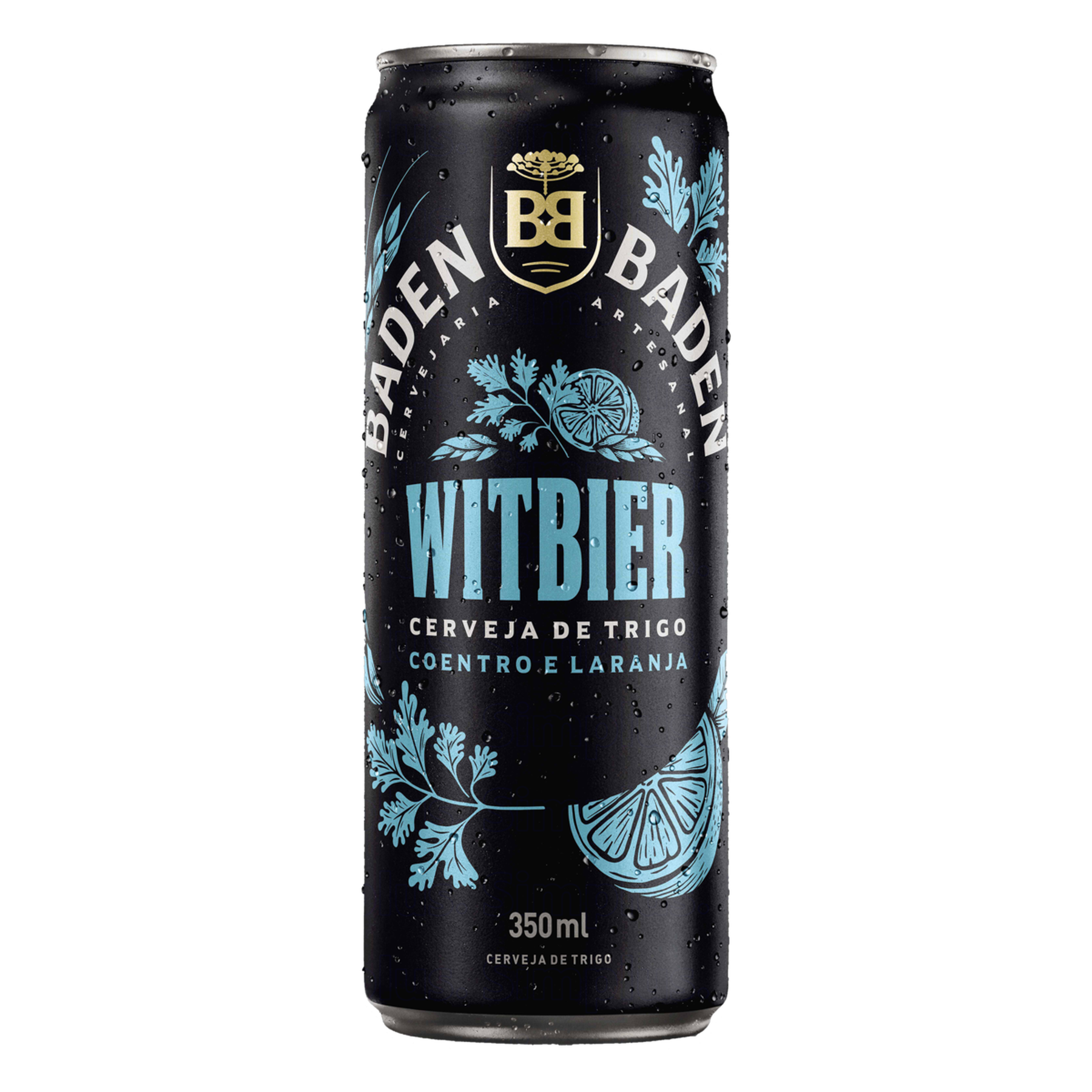 Cerveja Witbier Coentro e Laranja Baden Baden Lata 350ml