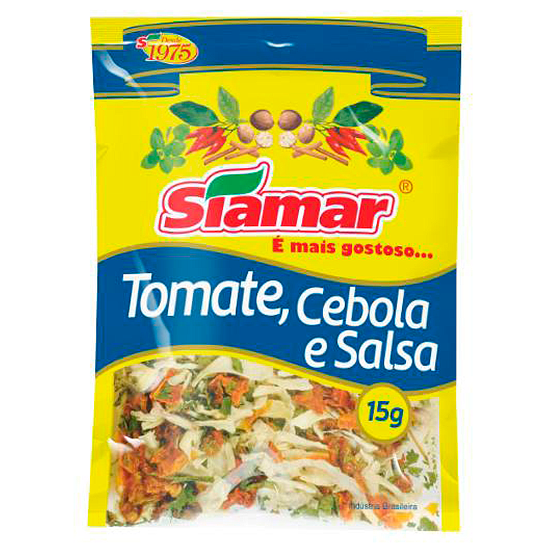 Tomate, Cebola e Salsa Siamar Pacote 15g&nbsp;