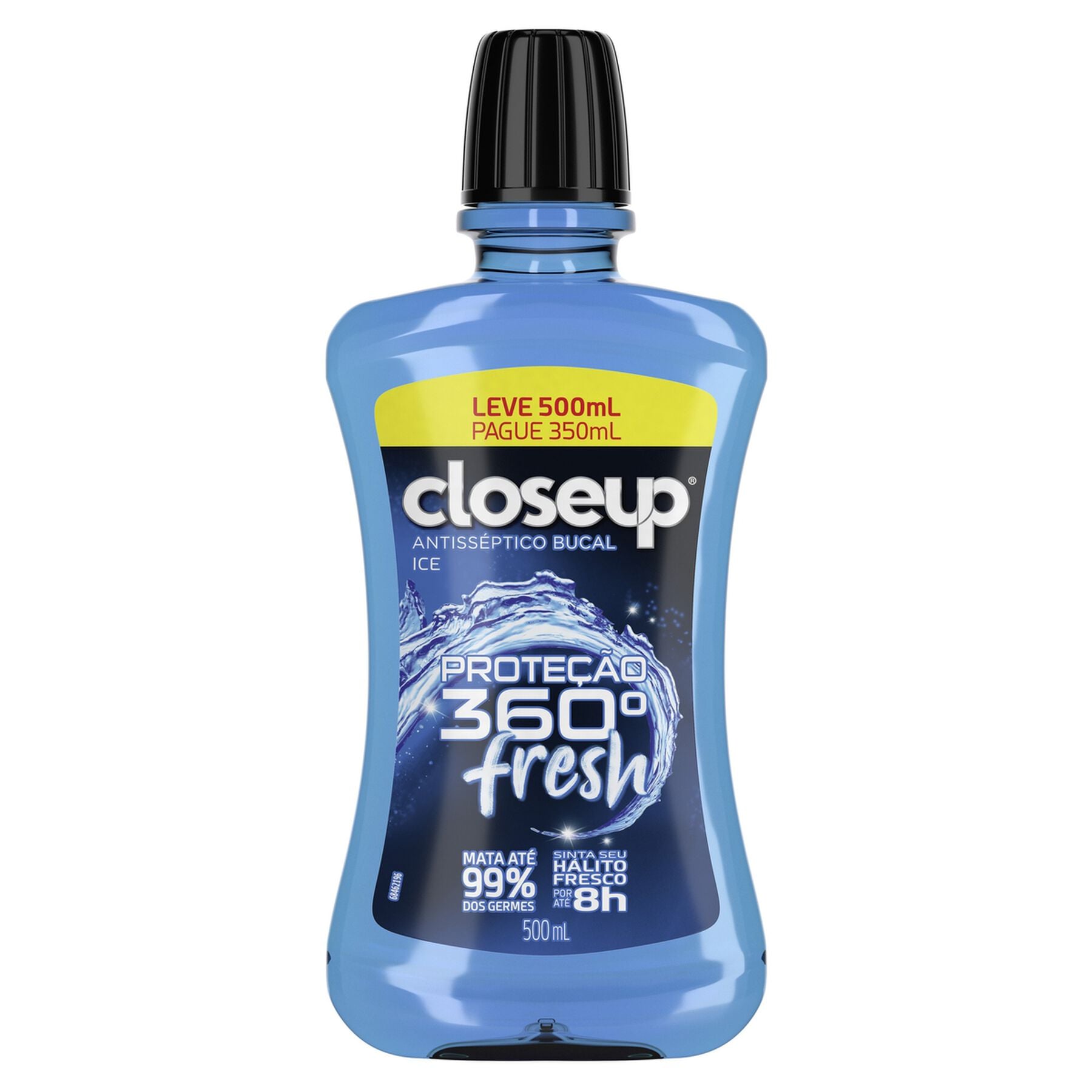 Antiss&eacute;ptico Bucal CloseUp Ice com &Aacute;lcool 500ml&nbsp;