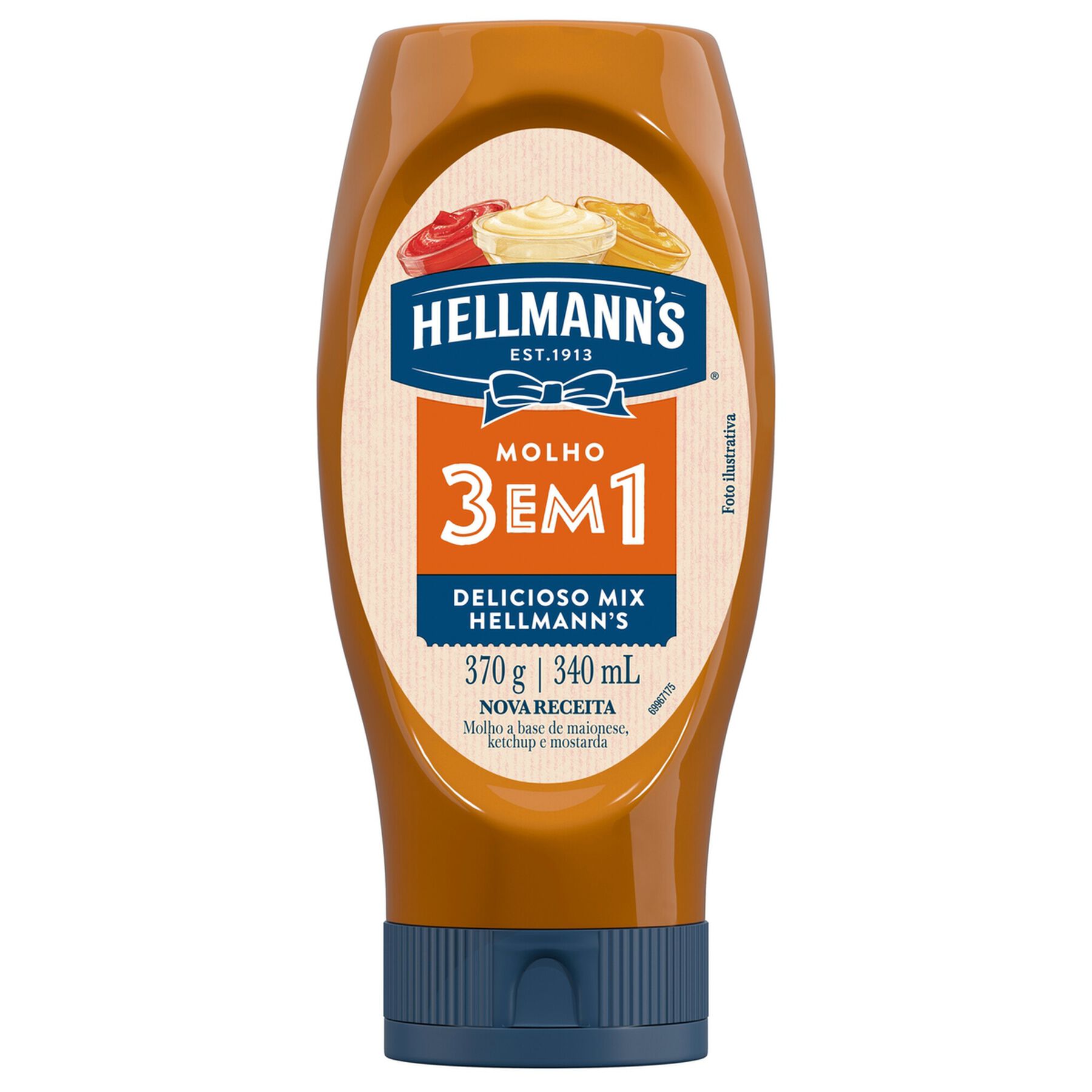 Molho 3 em 1 Hellmann's Delicioso Mix 360g