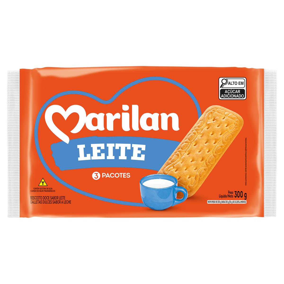Biscoito Leite Marilan Pacote 300g