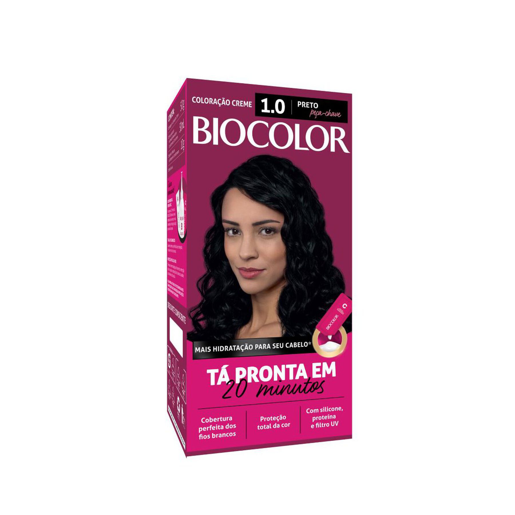 Tintura para Cabelo Preto 1.0 Biocolor