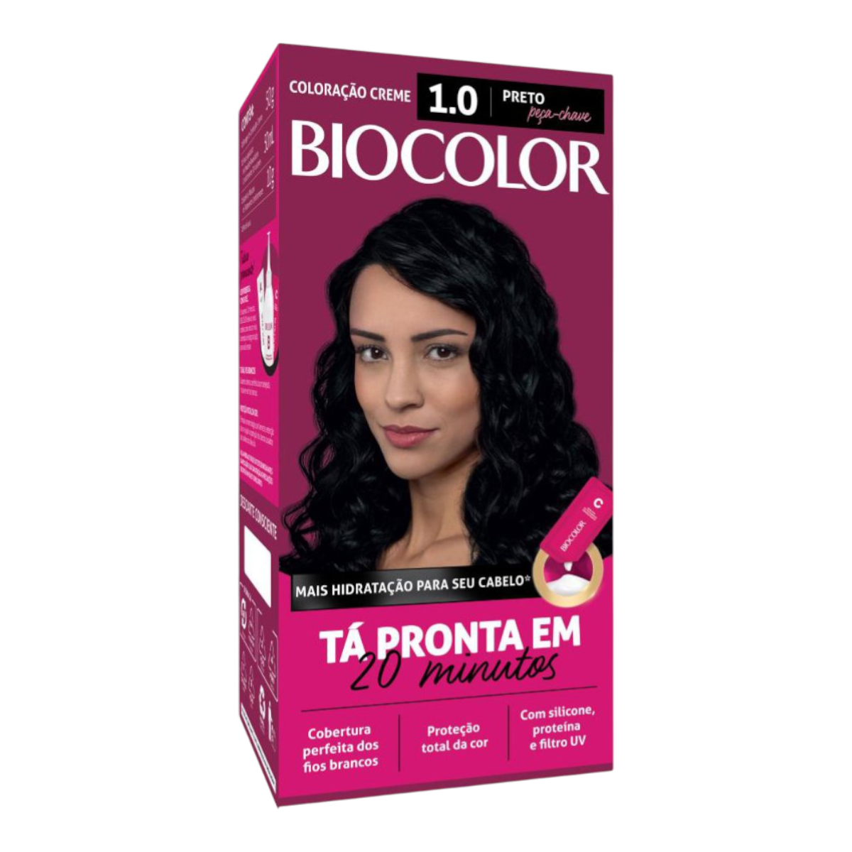 Tintura para Cabelo Preto 1.0 Biocolor