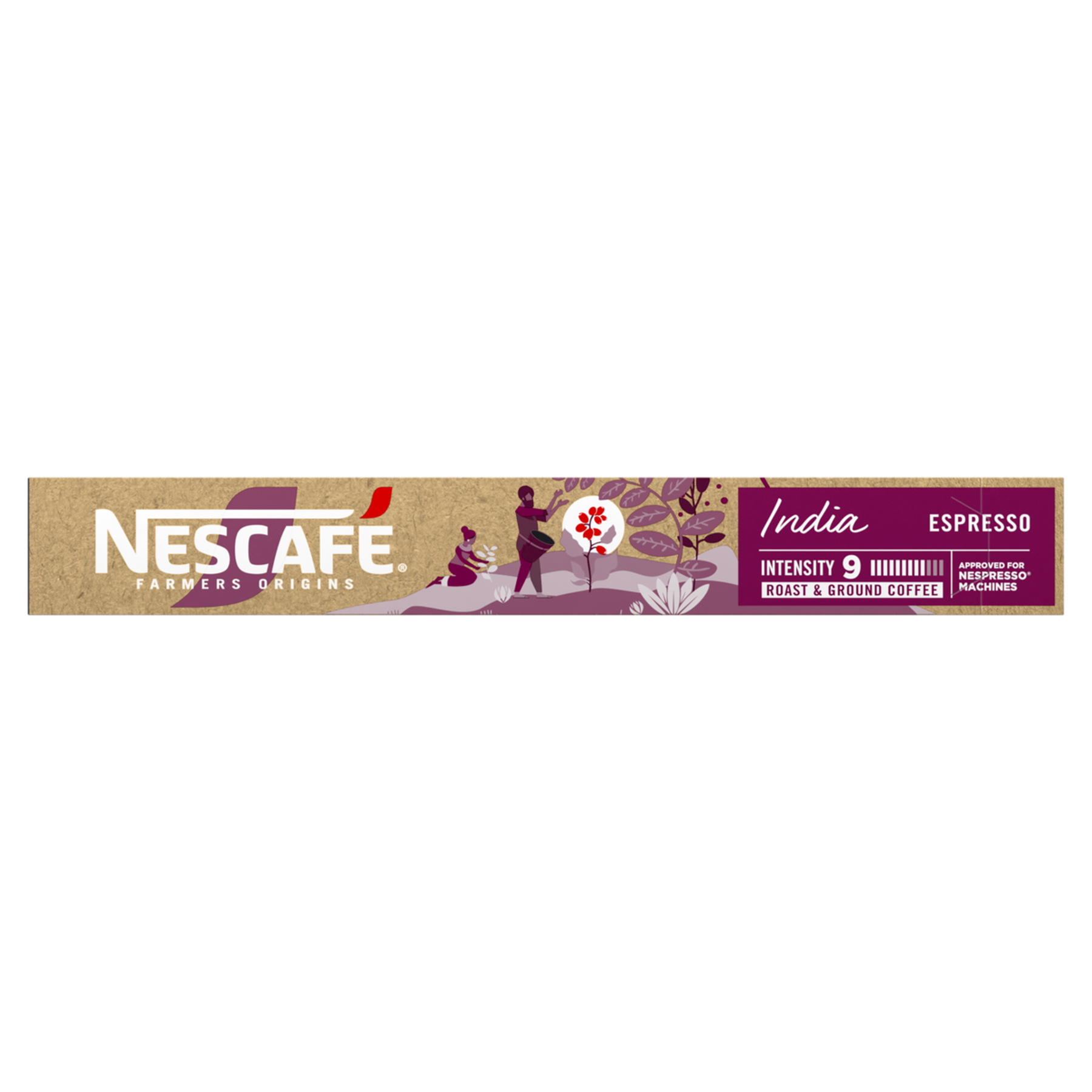 Caf&eacute; em C&aacute;psula Nescaf&eacute; Farmers Origins &Iacute;ndia 10 C&aacute;psulas 44g&nbsp;