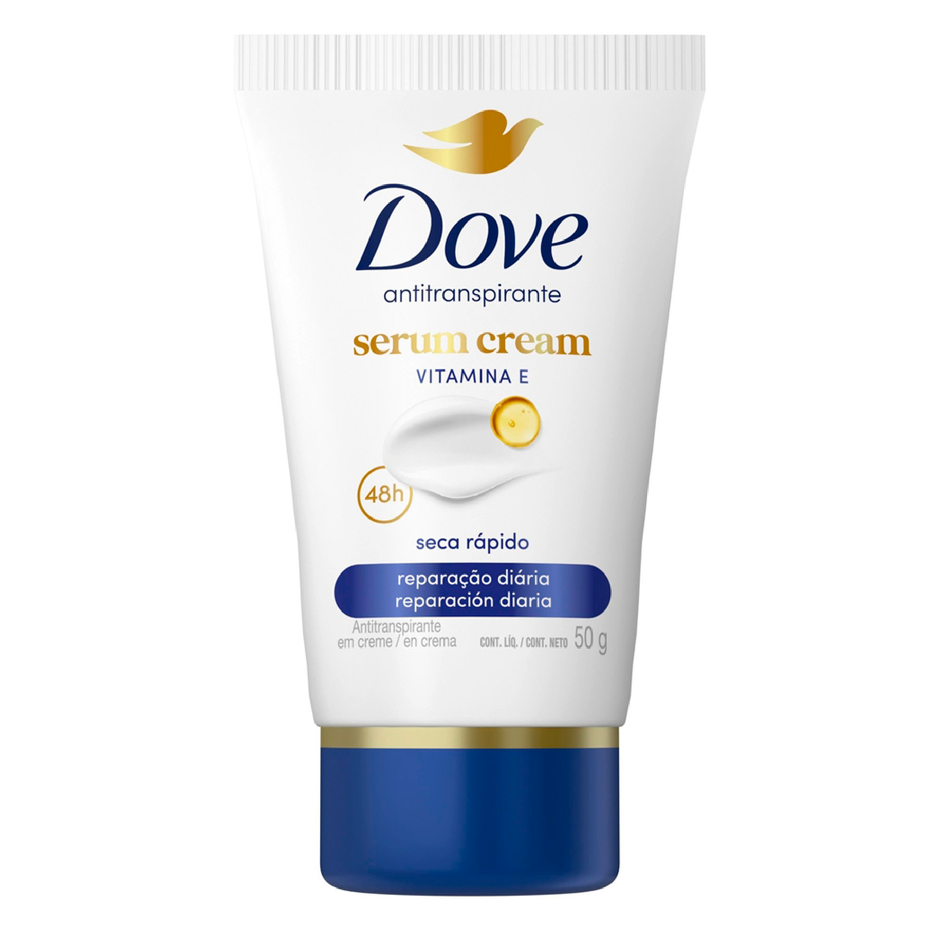 Desodorante Antitranspirante Creme S&eacute;rum Dove Repara&ccedil;&atilde;o Di&aacute;ria 50g
