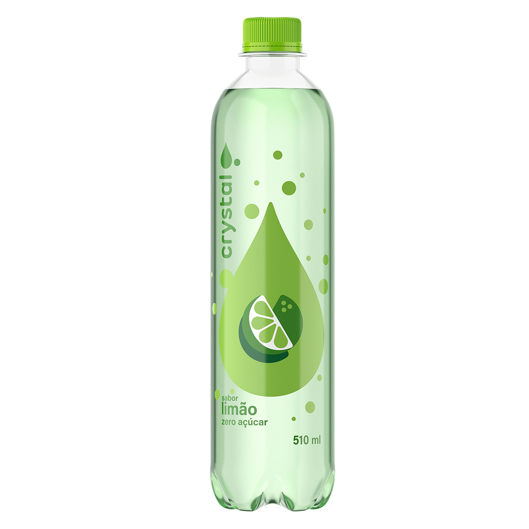 &Aacute;gua Saborizada Lim&atilde;o Crystal Garrafa 510ml