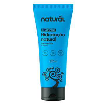 Shampoo Hidratação Natural Óleos de Coco e Argan Natural 237ml