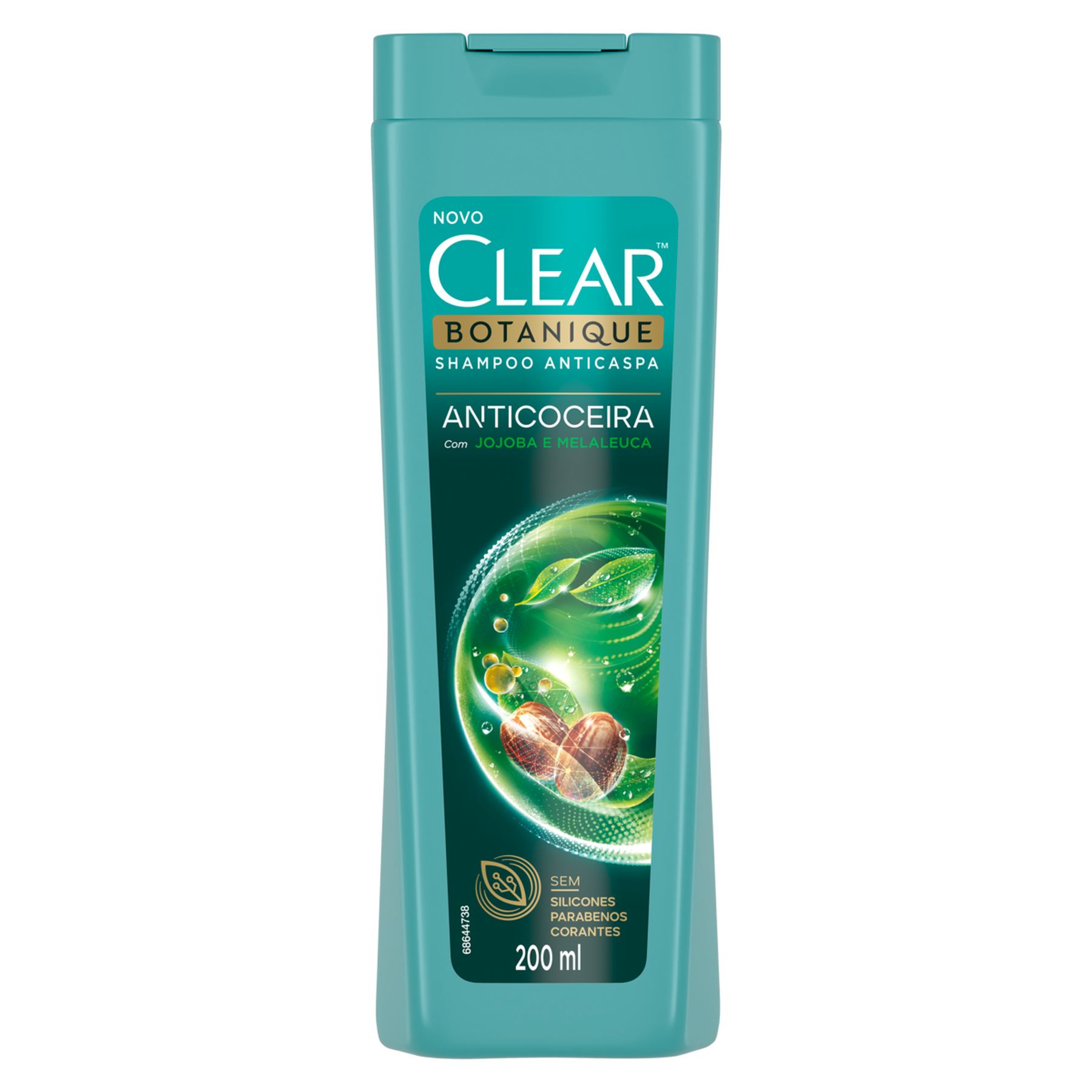 Shampoo Anticaspa Anticoceira Clear Botanique Frasco 200ml
