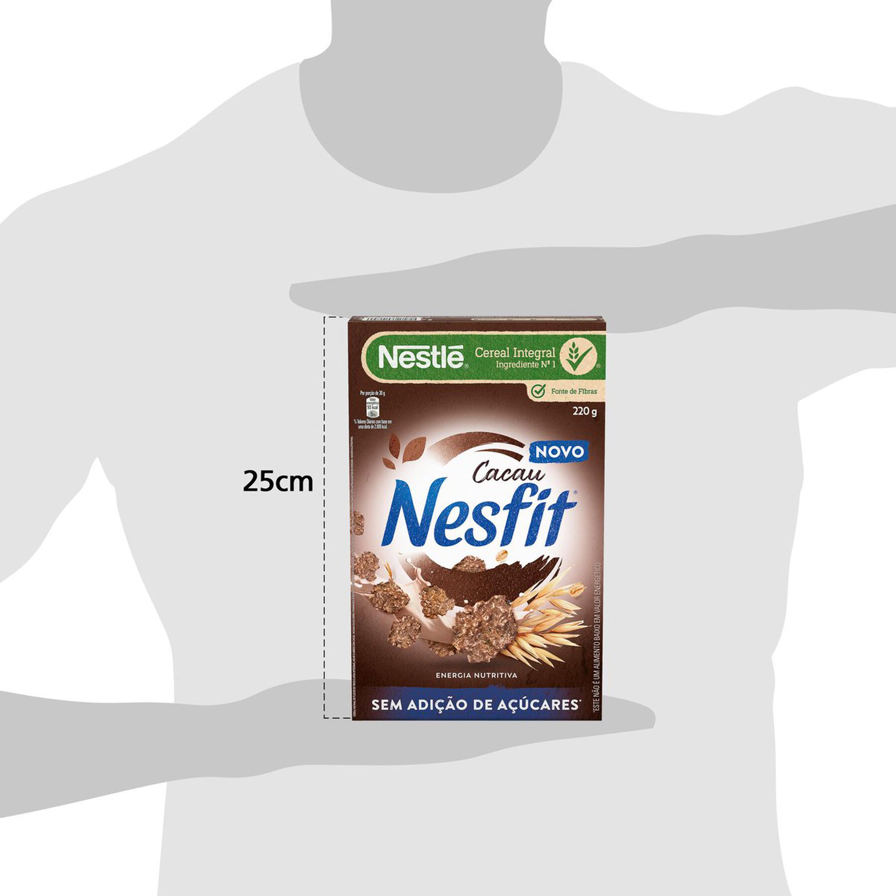 Cereal Matinal Integral Cacau Nestlé Nesfit Caixa 220g