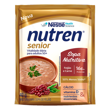 Sopa Feijão e Carne Nestlé Nutren Senior Sachê 40g