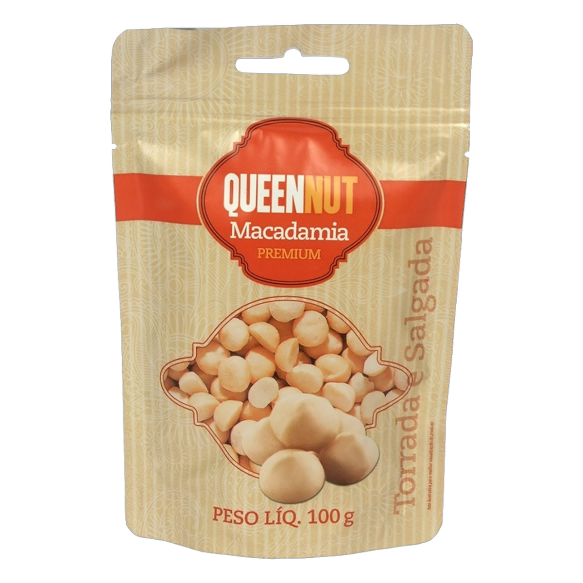 Macadamia Torrada Salgadinho Queennut 100g