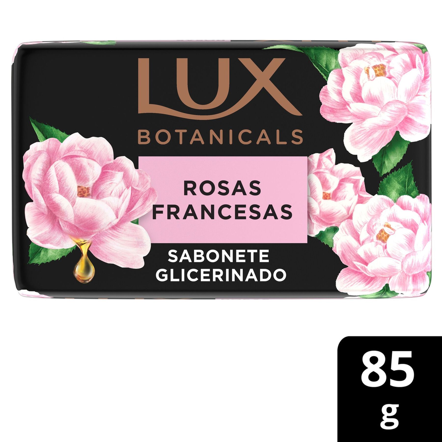 Sabonete em Barra Glicerinado Rosas Francesas Lux Botanicals Envolt&oacute;rio 85g&nbsp;