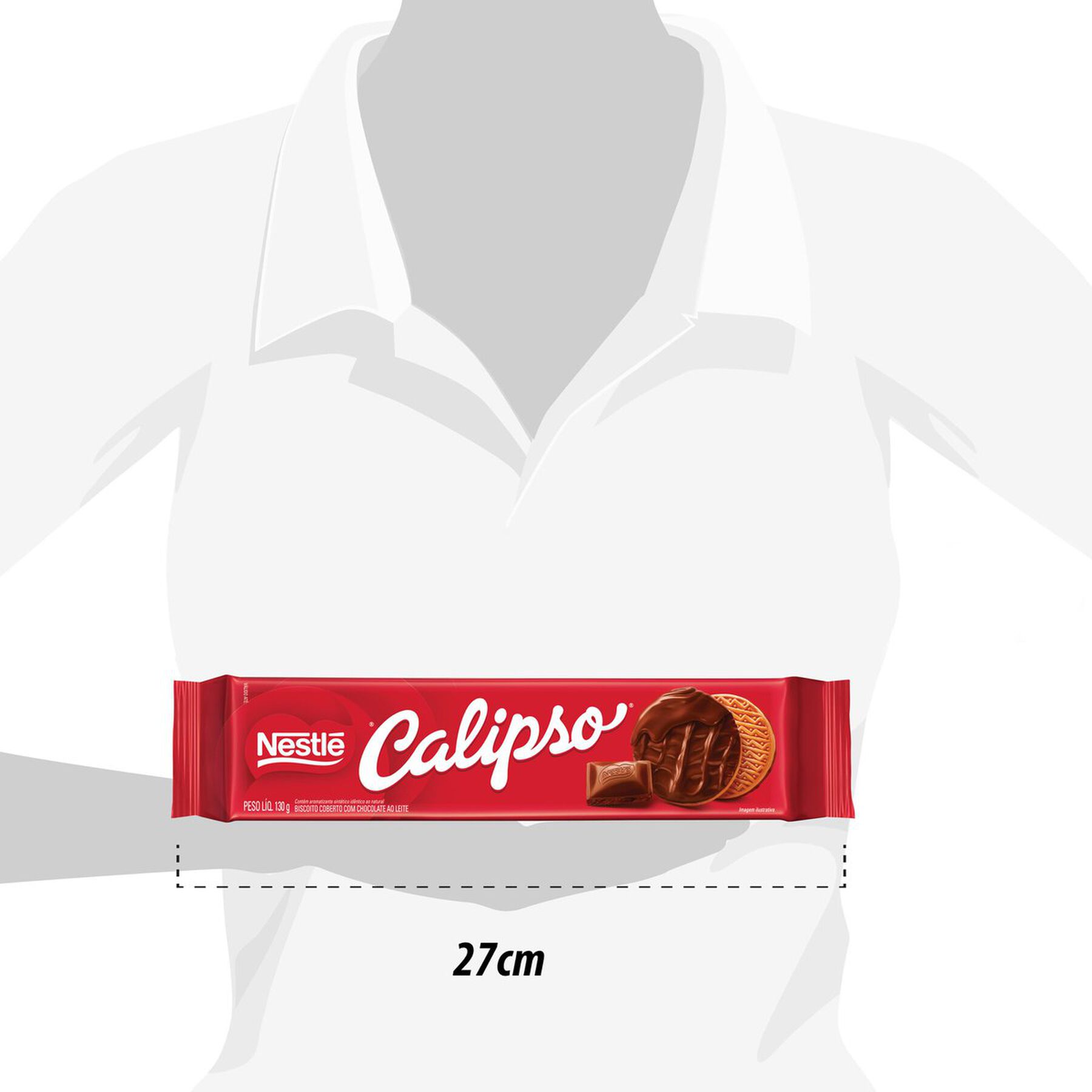 Biscoito Tostines Calipso Chocolate 130g