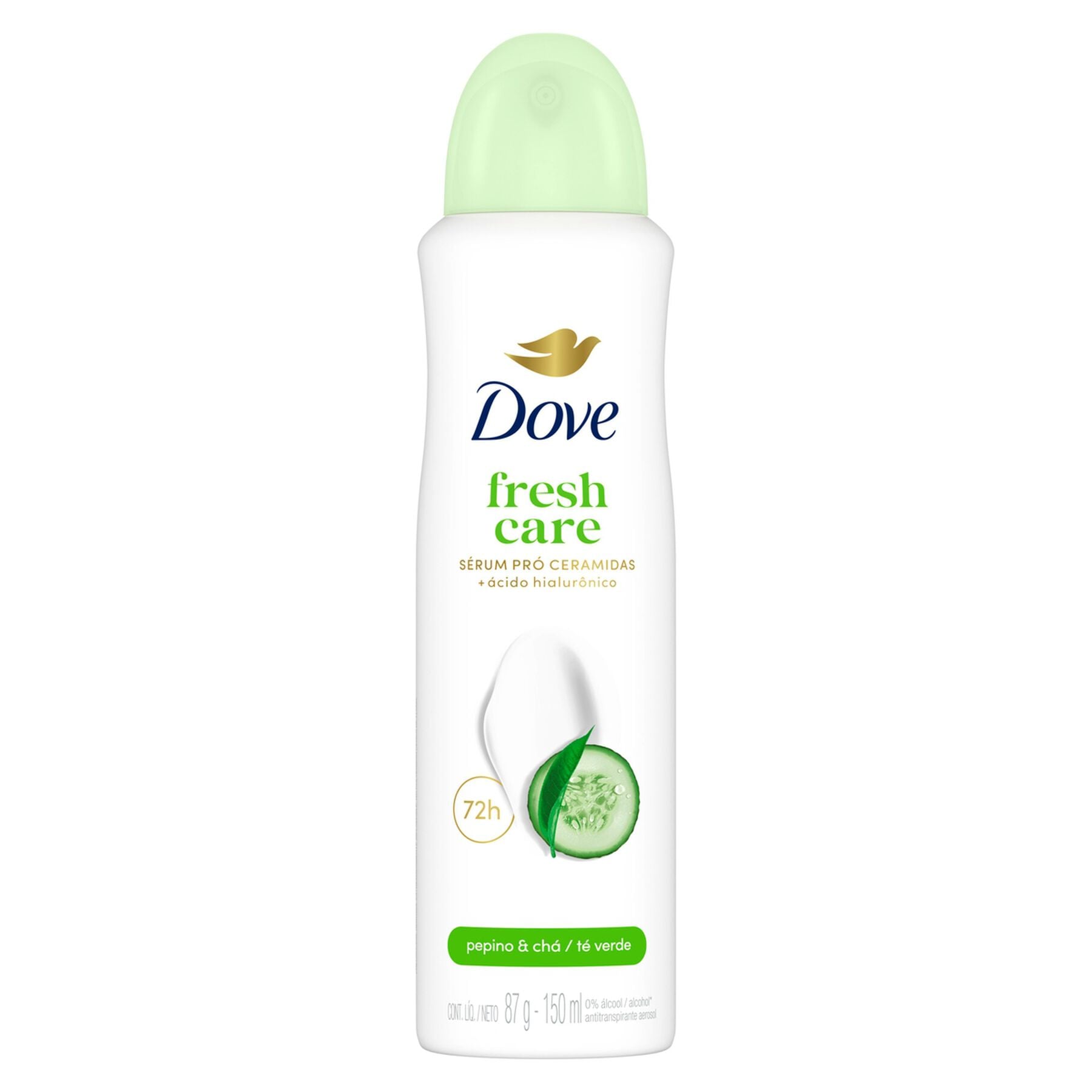 Antitranspirante Aerossol Go Fresh Pepino e Ch&aacute; Verde Dove 150ml&nbsp;