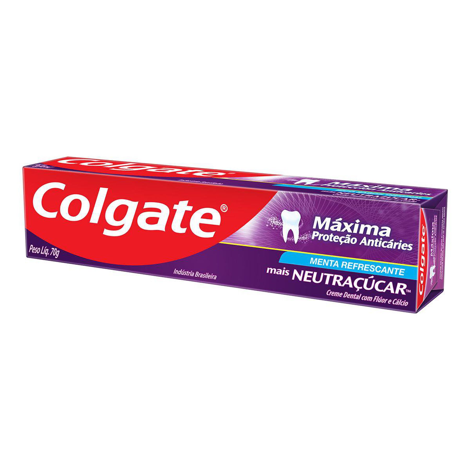 Creme Dental Menta Refrescante M&aacute;xima Prote&ccedil;&atilde;o Antic&aacute;ries Colgate Caixa 70g&nbsp;