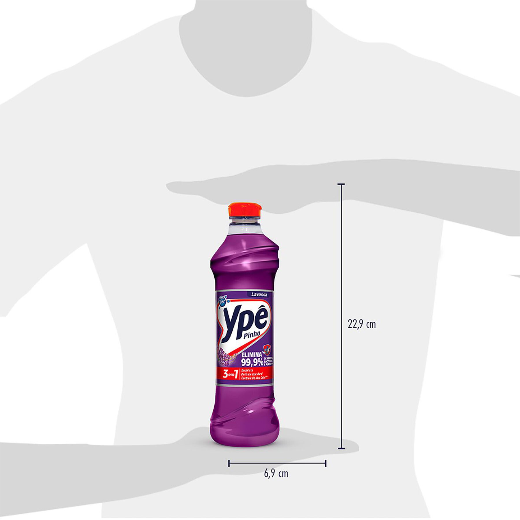 Desinfetante Lavanda Pinho Ypê 500ml