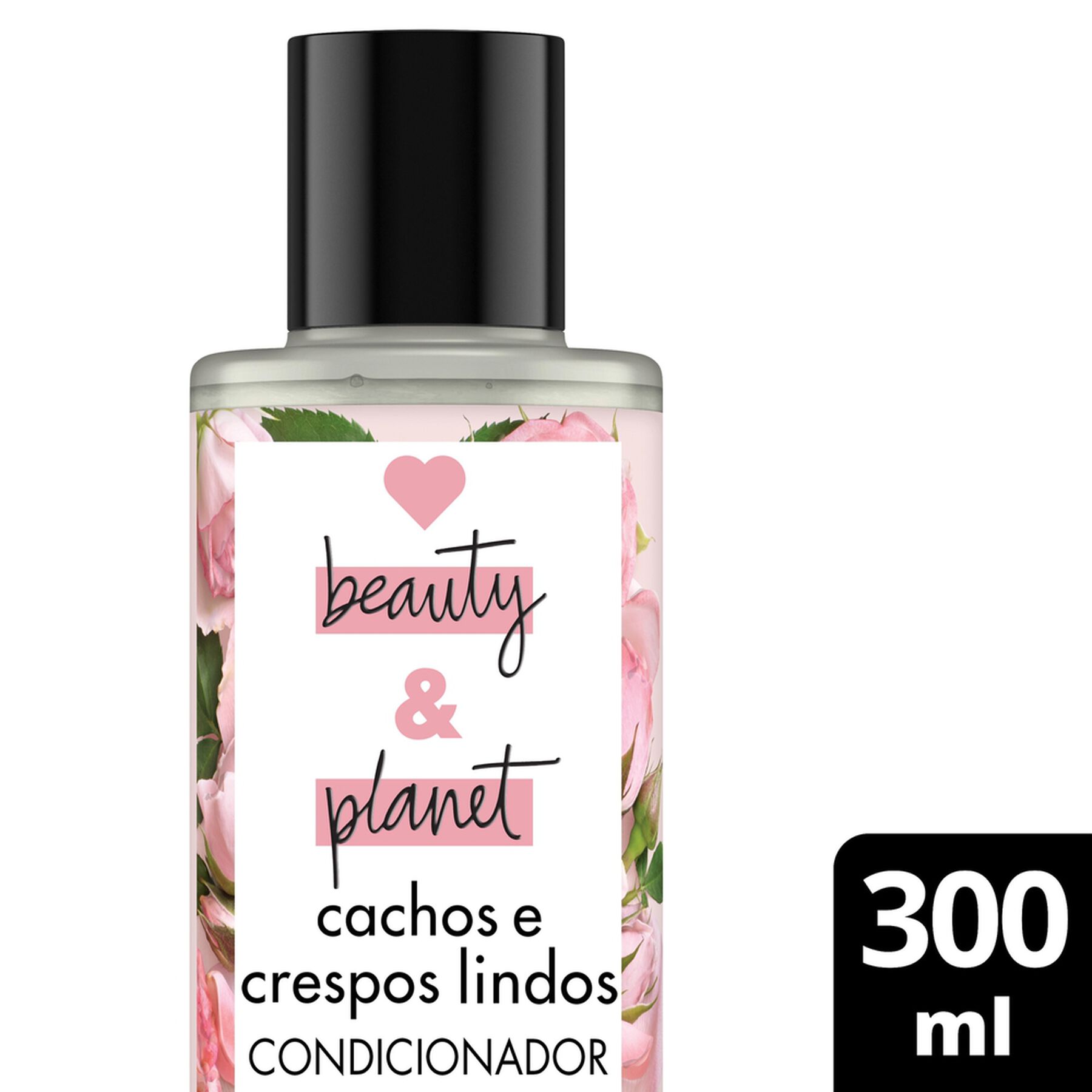 Condicionador Cachos e Crespos Lindos Love Beauty e Planet Frasco 300ml