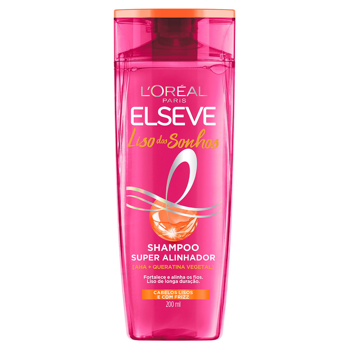 Shampoo Liso dos Sonhos Elseve L'or&eacute;al Paris Frasco 200ml