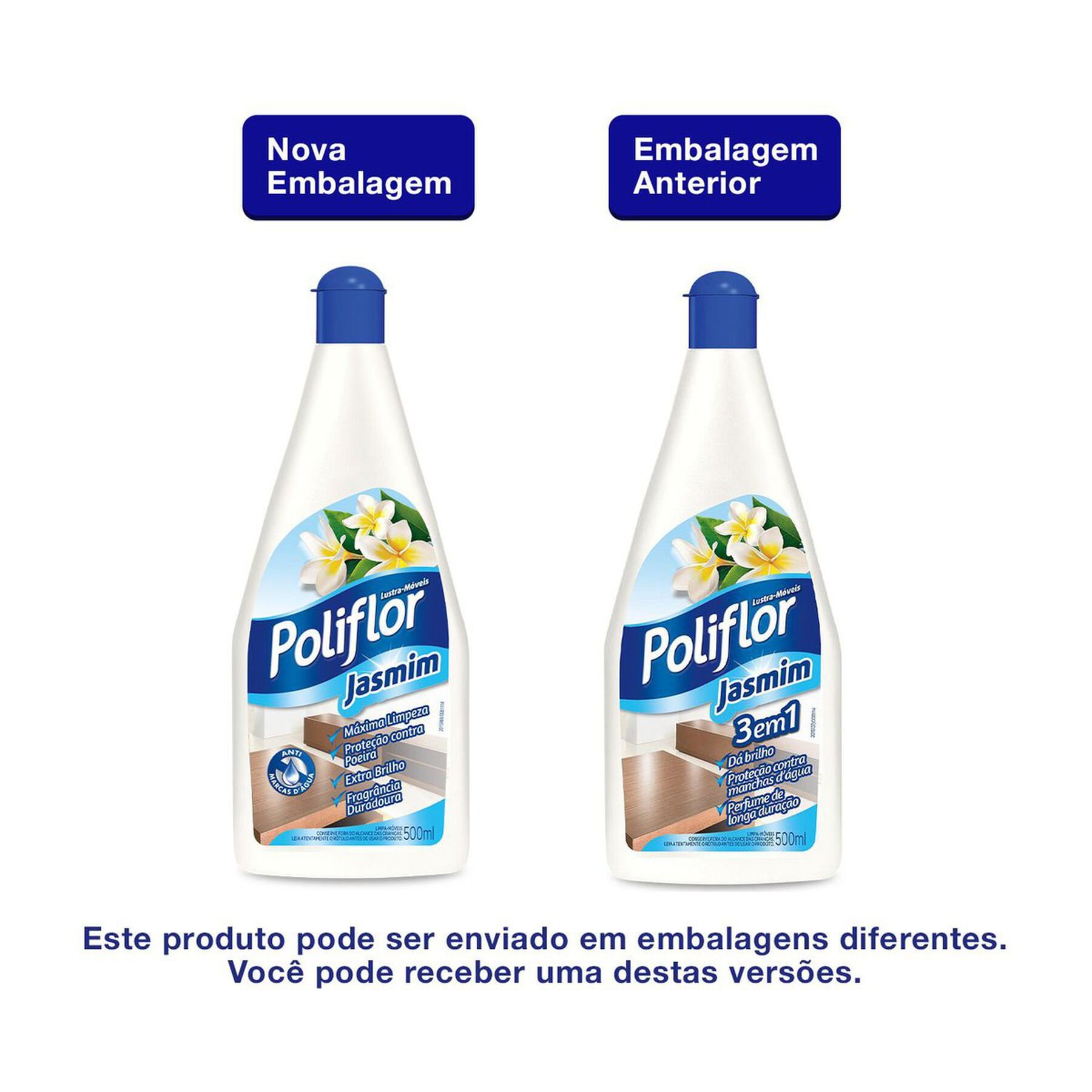 Lustra-Móveis Jasmim Poliflor Squeeze 500ml