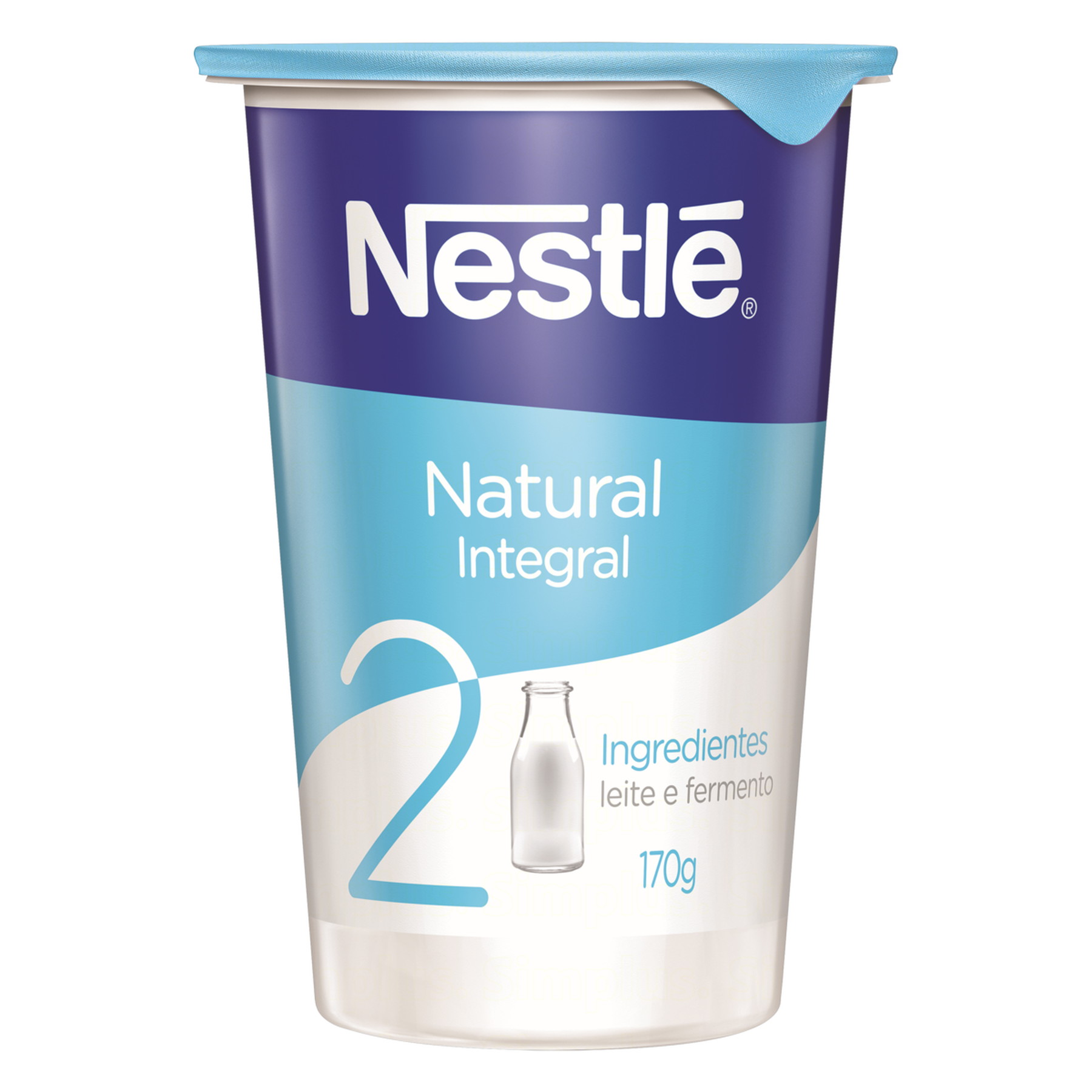 Iogurte Integral Natural Nestlé Copo 170g
