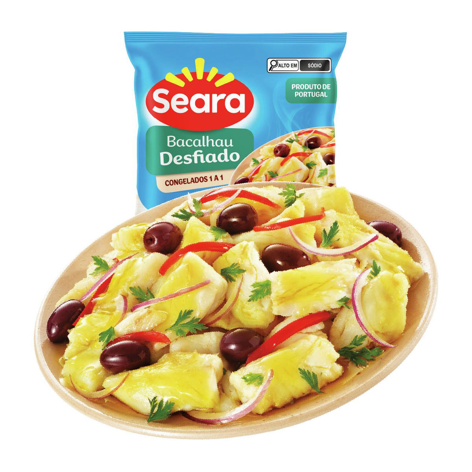 Bacalhau desfiado Seara Pescados 400g