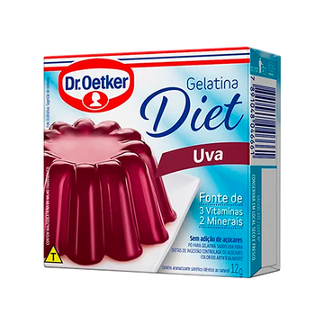 Gelatina Diet de Uva Dr. Oetker 12g