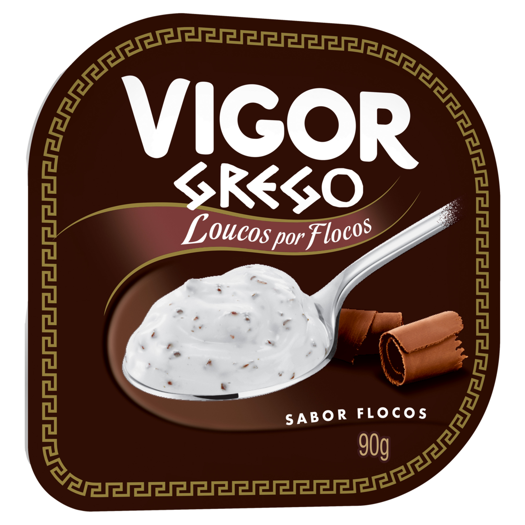 Iogurte Grego Loucos por Flocos Vigor Pote 90g