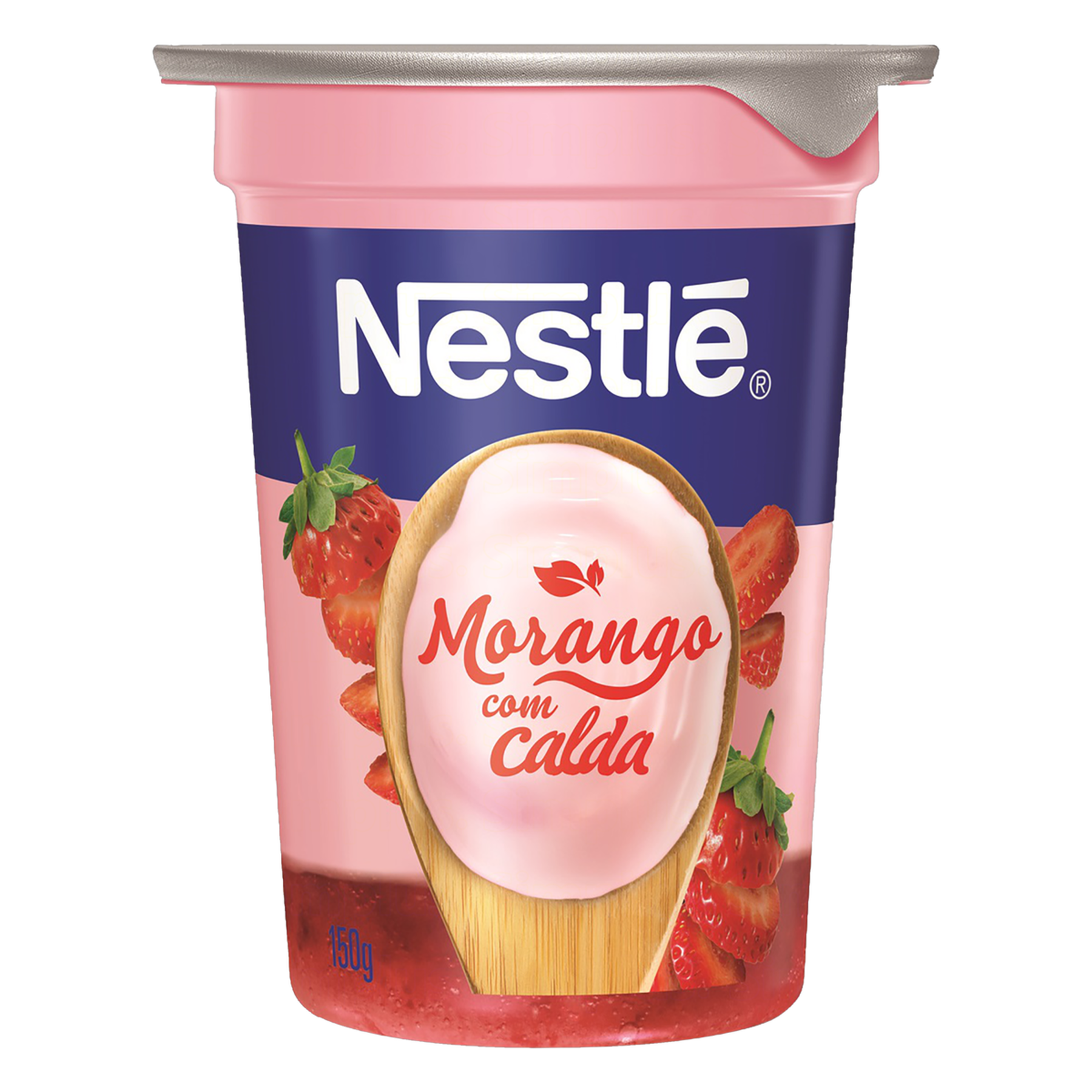 Iogurte Parcialmente Desnatado Morango Calda Morango Nestlé Copo 150g