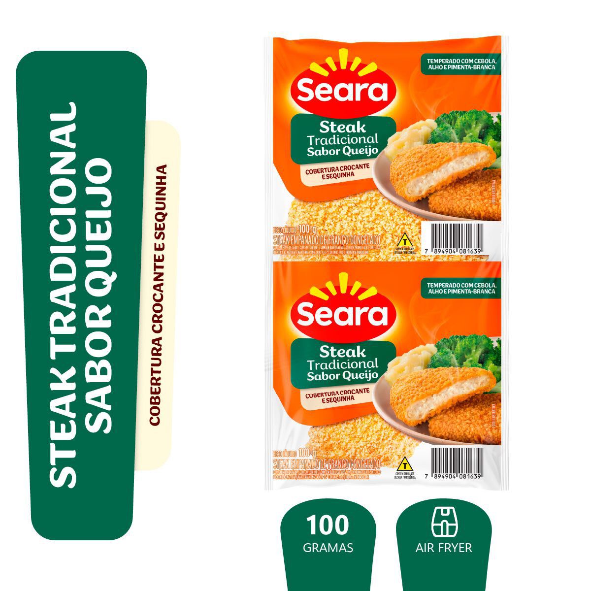 Steak de queijo Seara 100g