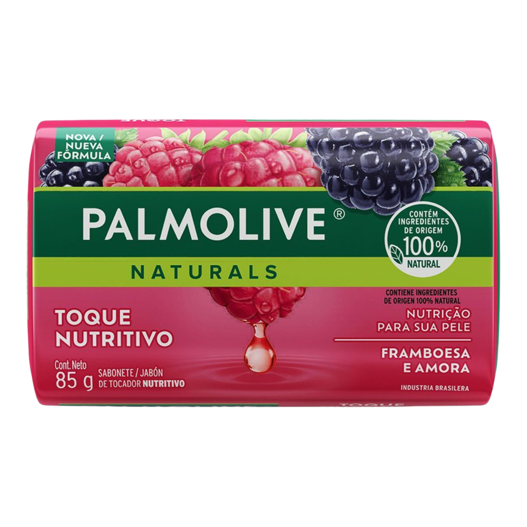 Sabonete Barra Palmolive Naturals Toque Nutritivo Envolt&oacute;rio 85g