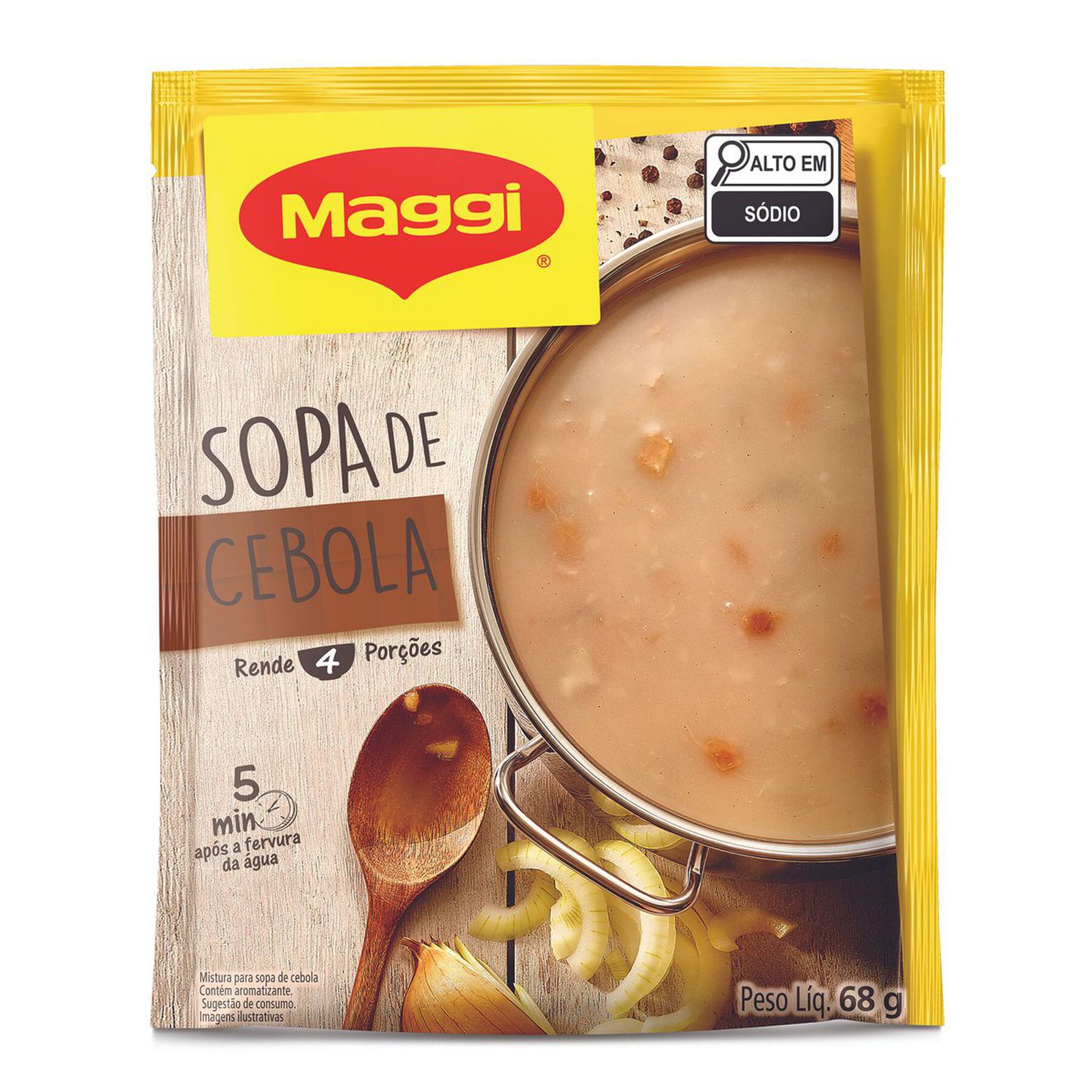 Sopa Cebola Maggi 68g&nbsp;