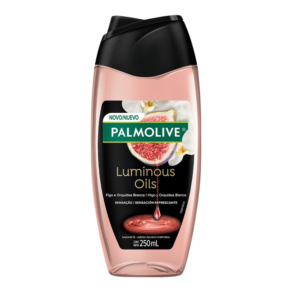 Sabonete L&iacute;quido Figo e Orqu&iacute;dea Branca Palmolive Luminous Oils Frasco 250ml