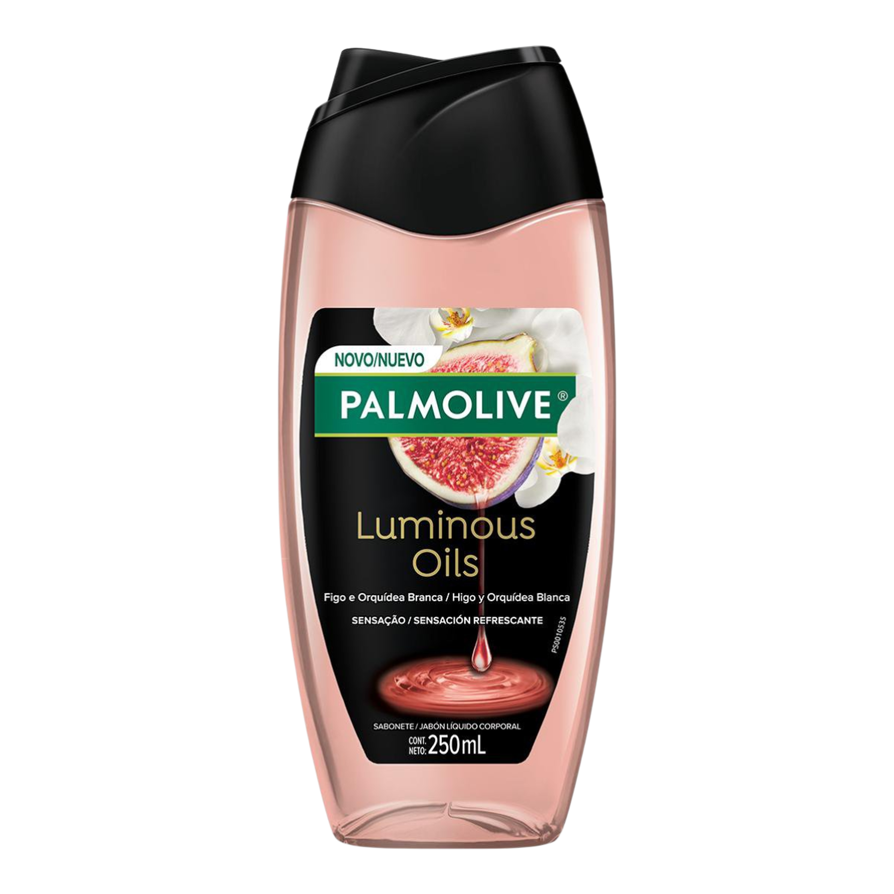 Sabonete L&iacute;quido Figo e Orqu&iacute;dea Branca Palmolive Luminous Oils Frasco 250ml