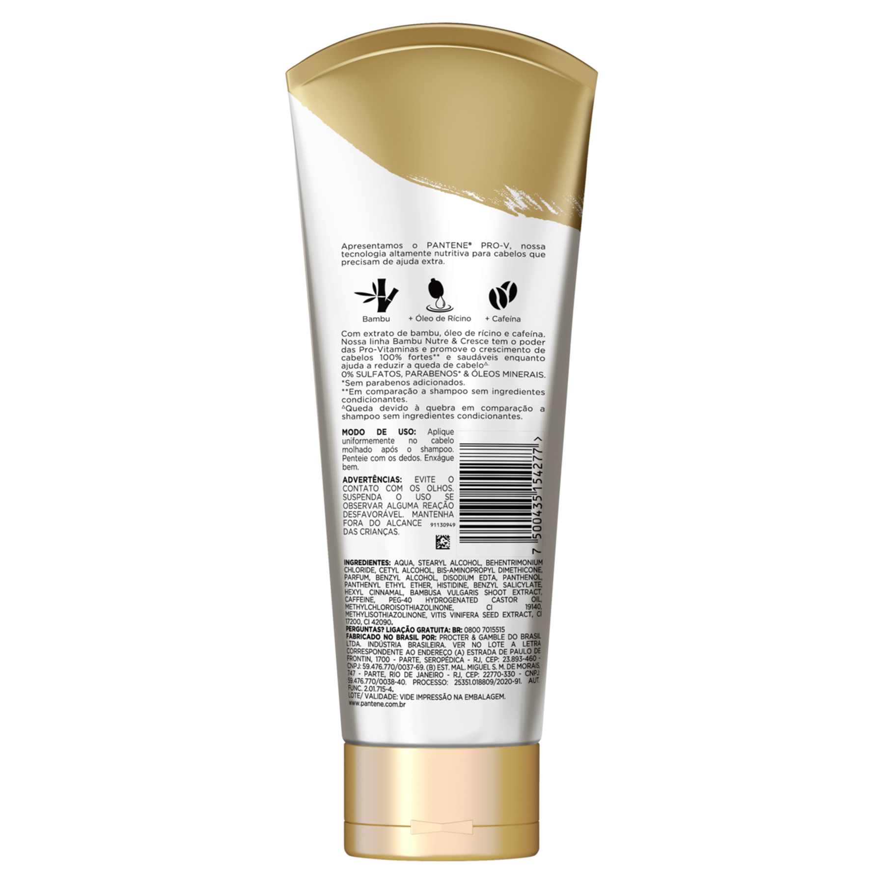 Condicionador Pantene Bambu Nutre e Cresce Bisnaga 250ml