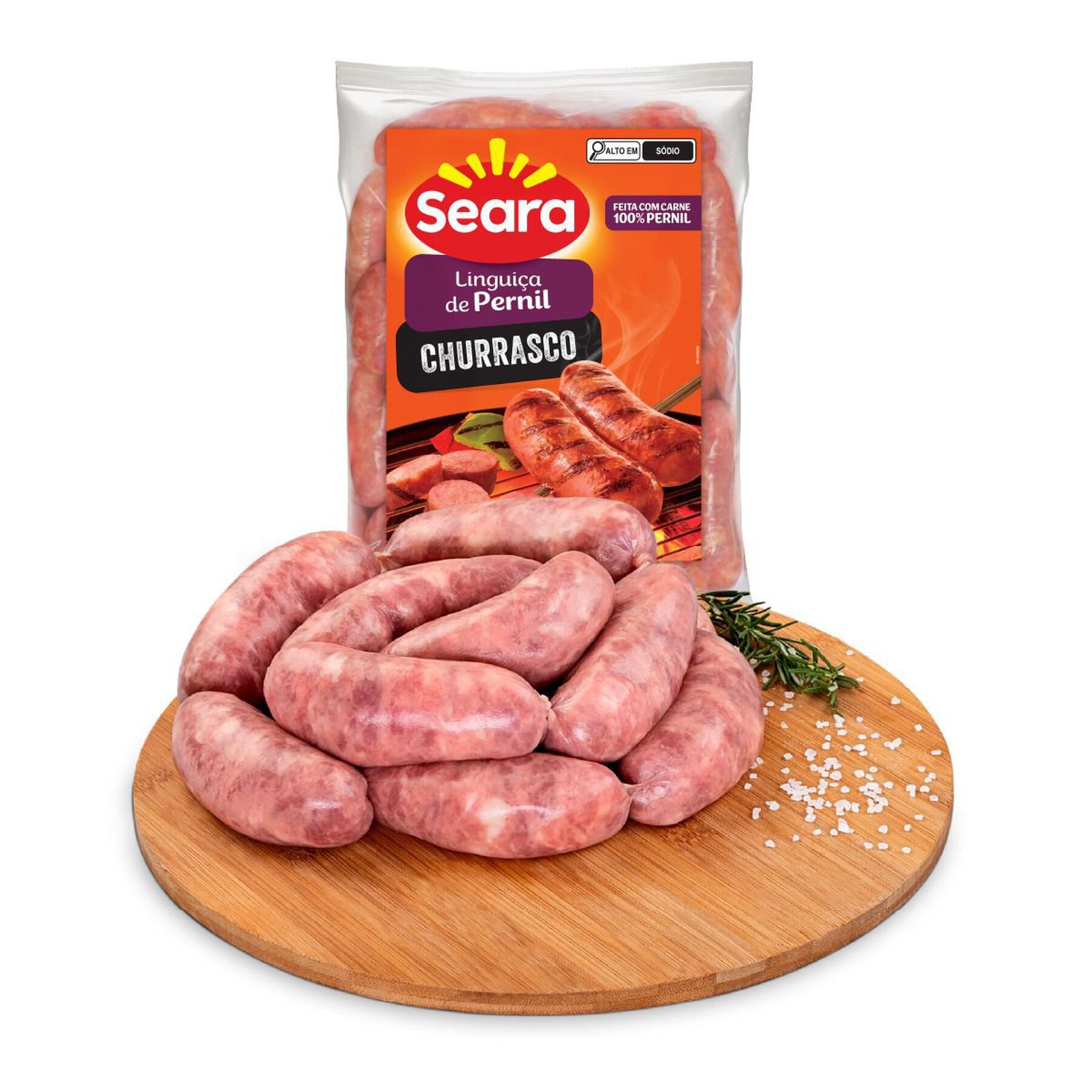 Lingui&ccedil;a de Pernil Churrasco Seara 700g&nbsp;