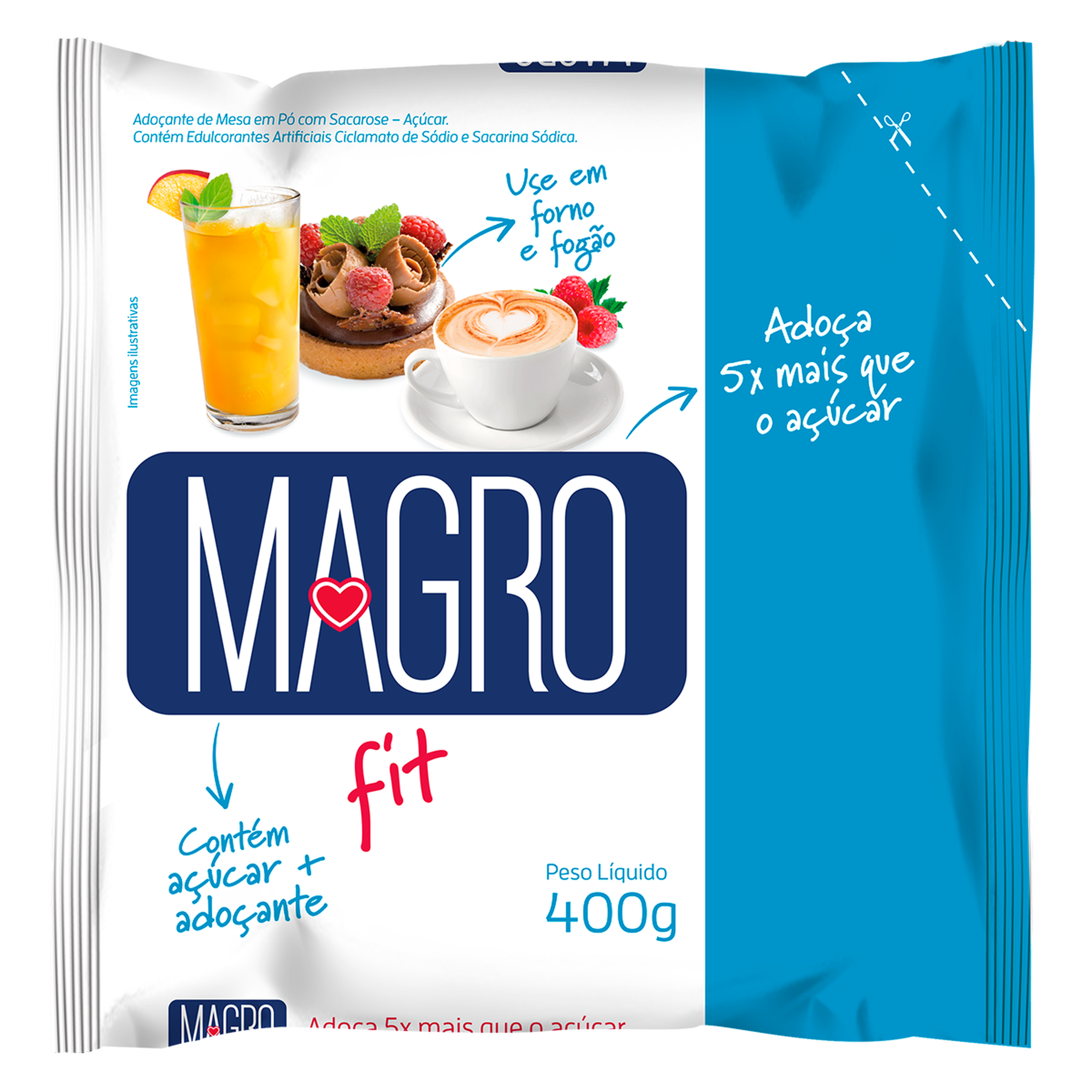 Adoçante em Pó Magro Fit Lowçucar 400g