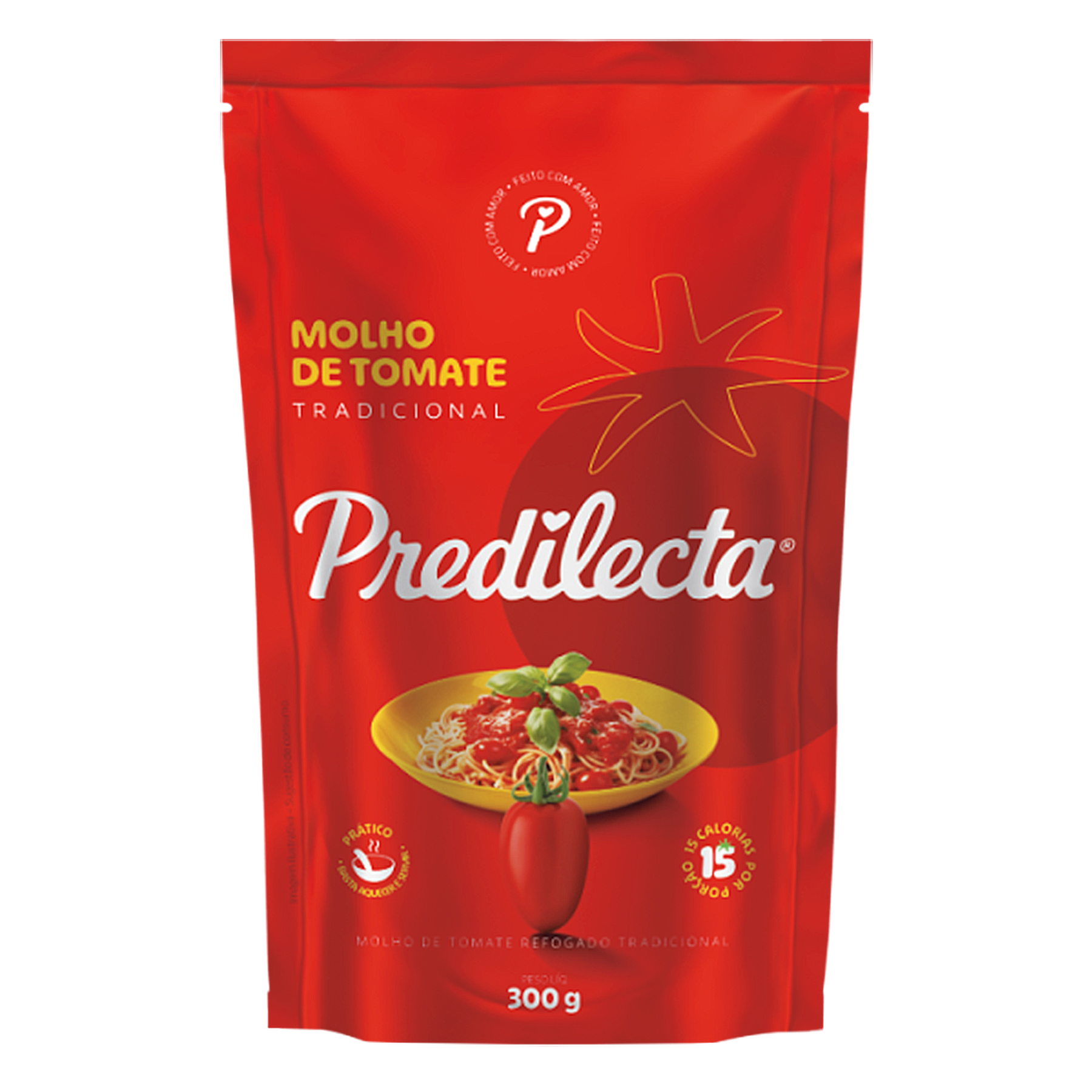 Molho de Tomate Tradicional Predilecta StandUp 300g