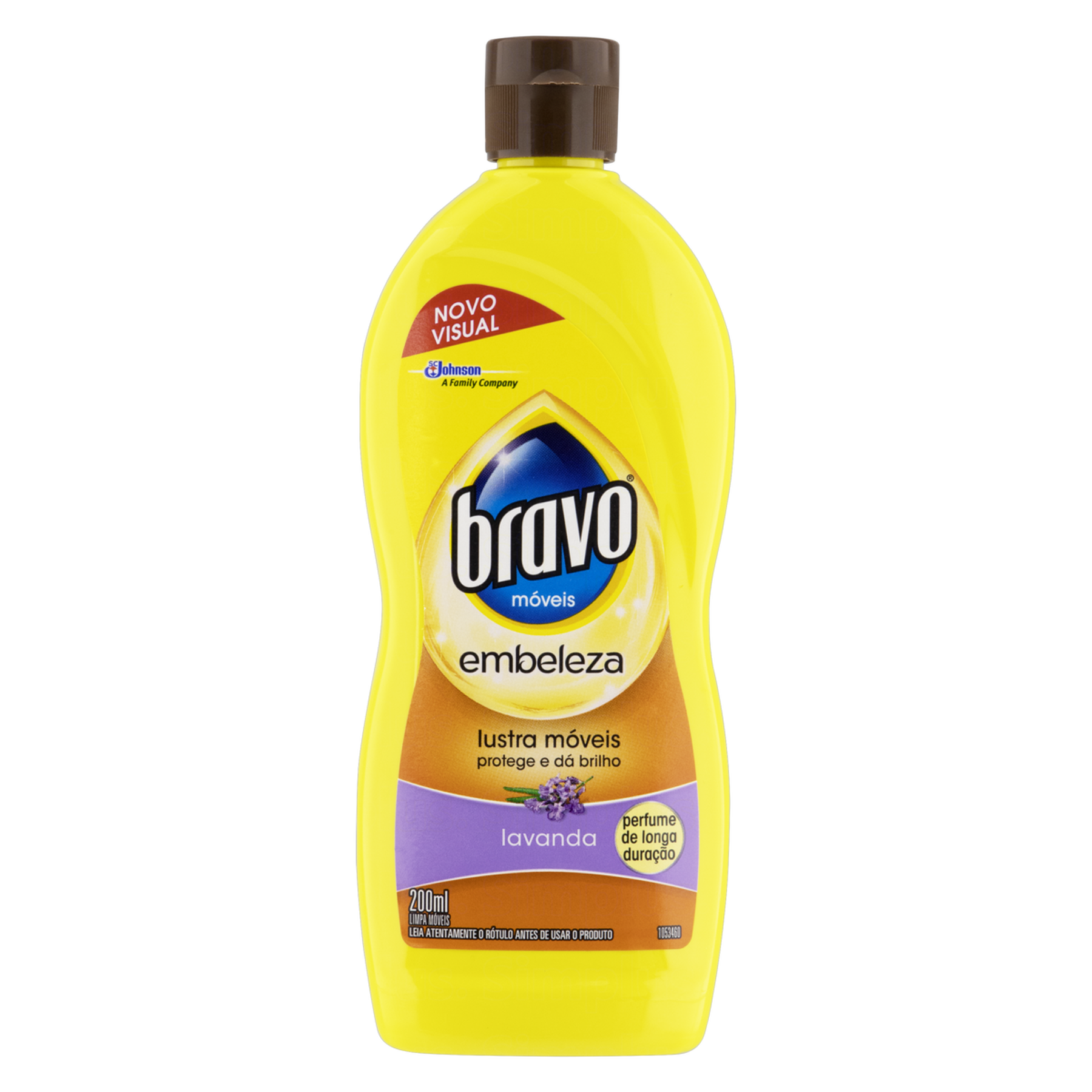 Lustra-M&oacute;veis Lavanda Bravo Embeleza Squeeze 200ml&nbsp;