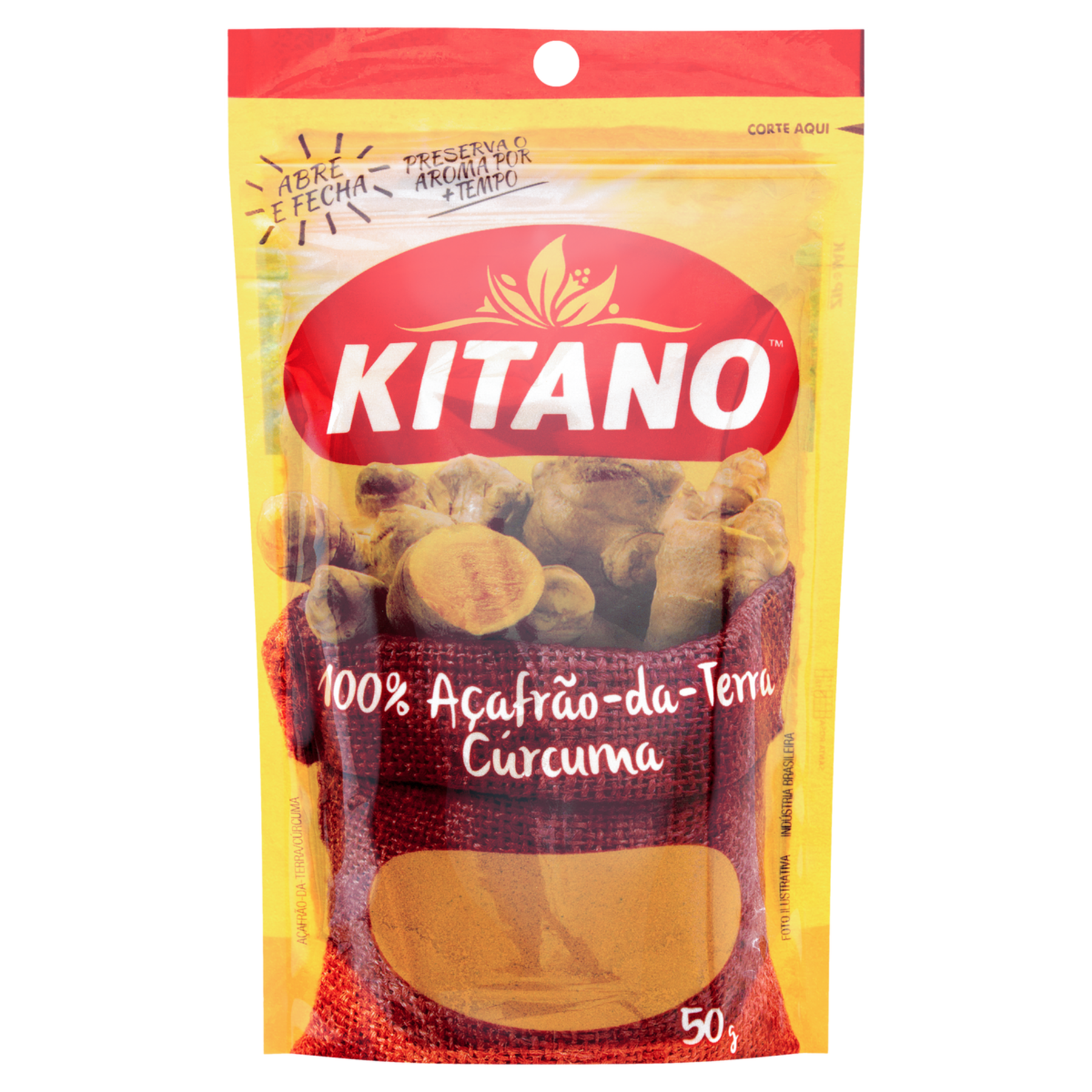 Açafrão-da-Terra Kitano Pacote 50g