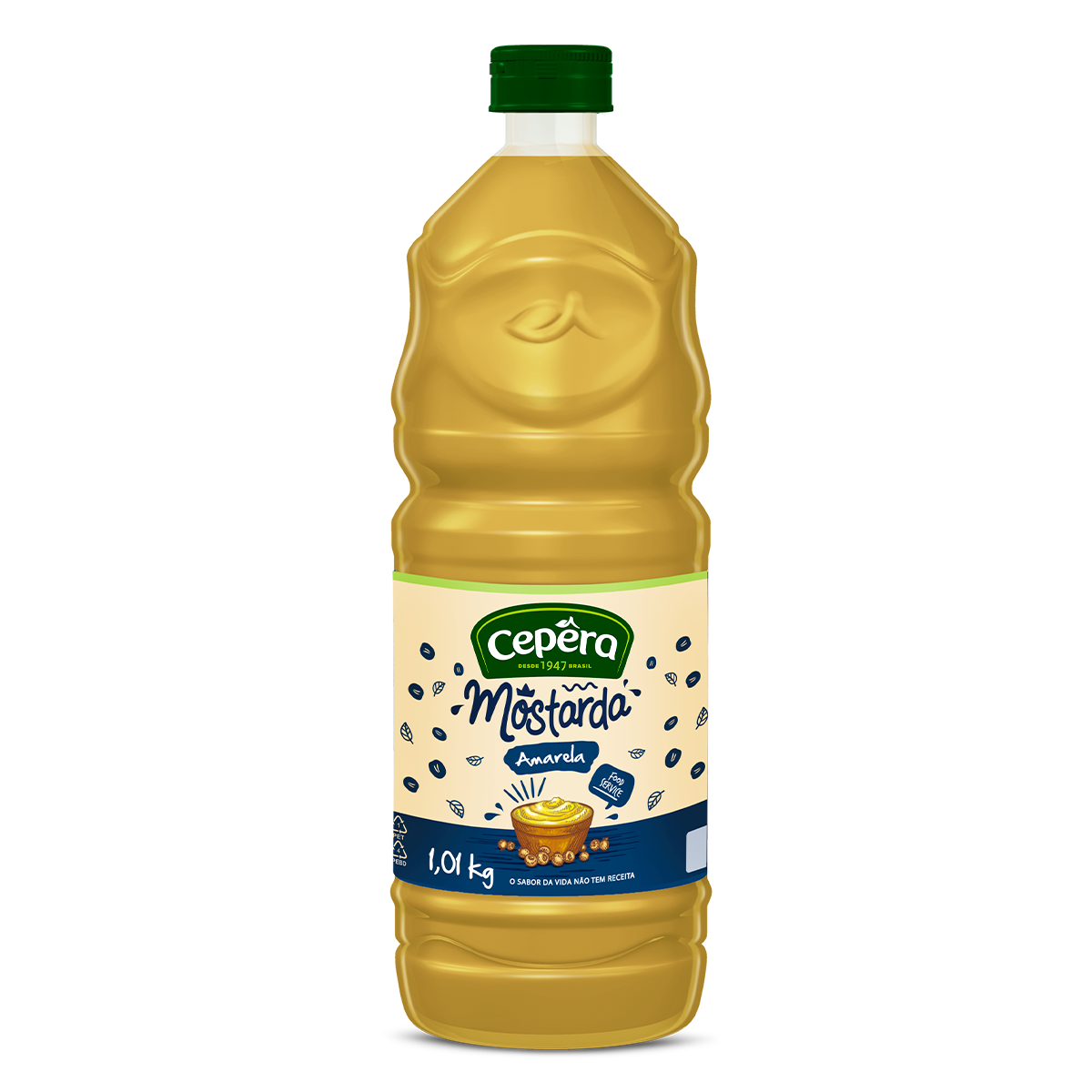 Mostarda Amarela Cep&ecirc;ra Garrafa 1,01kg&nbsp;