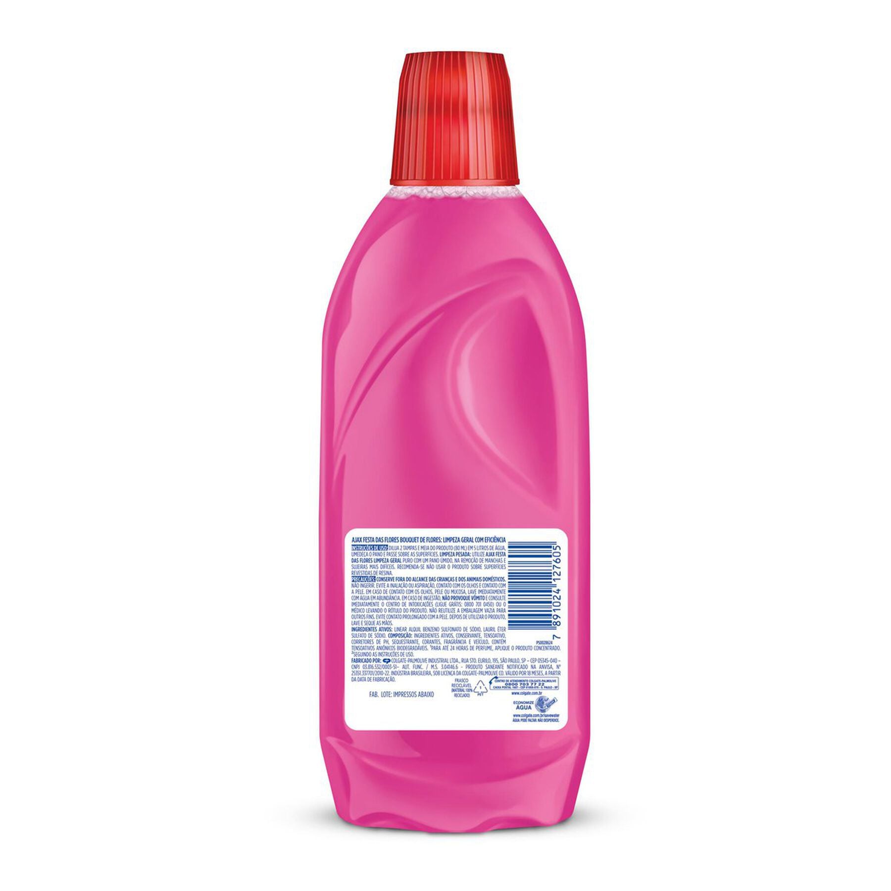 Limpador Perfumado Bouquet de Flores Festas das Flores Ajax Frasco 500ml