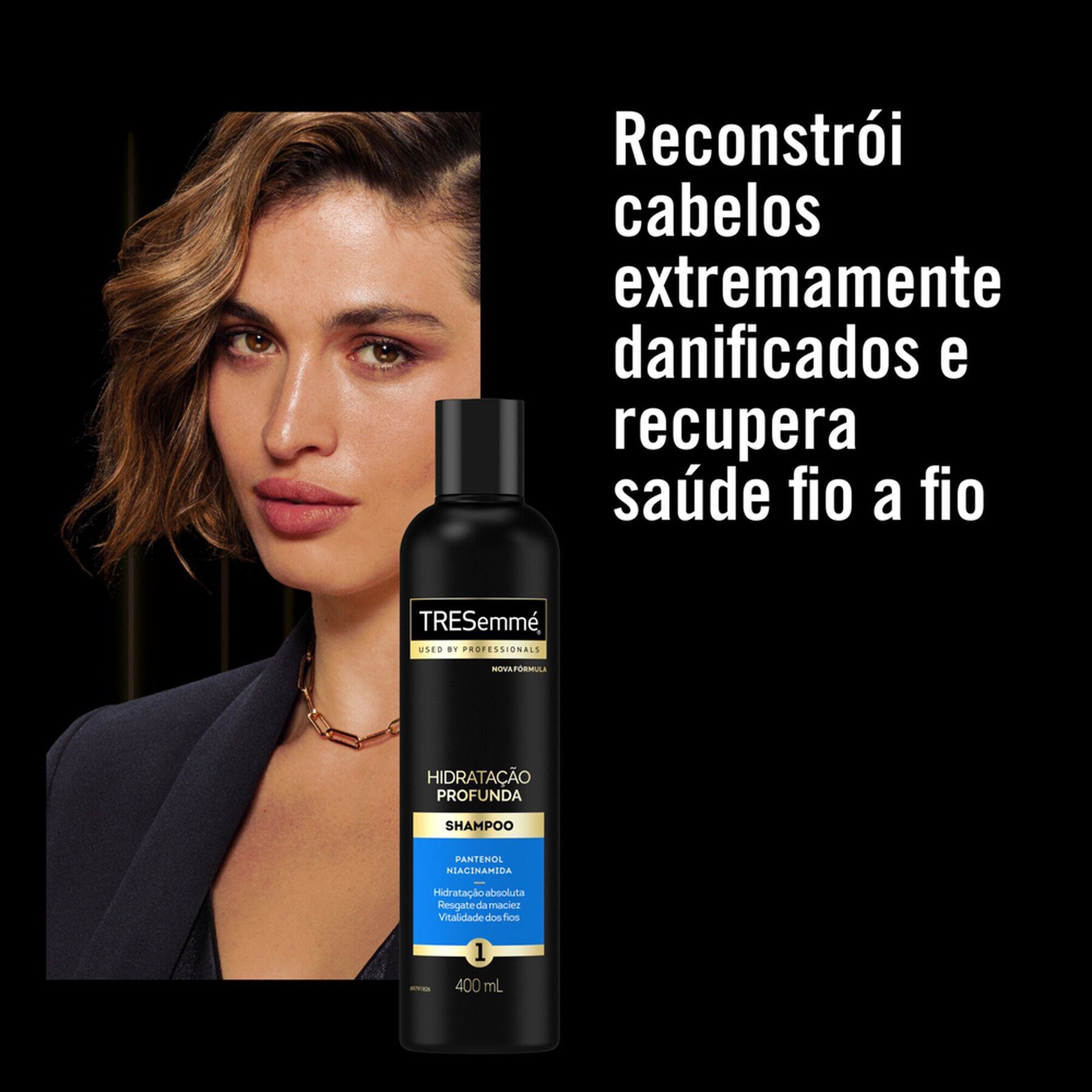 Shampoo Tresemmé Hidratação Profunda Frasco 400ml