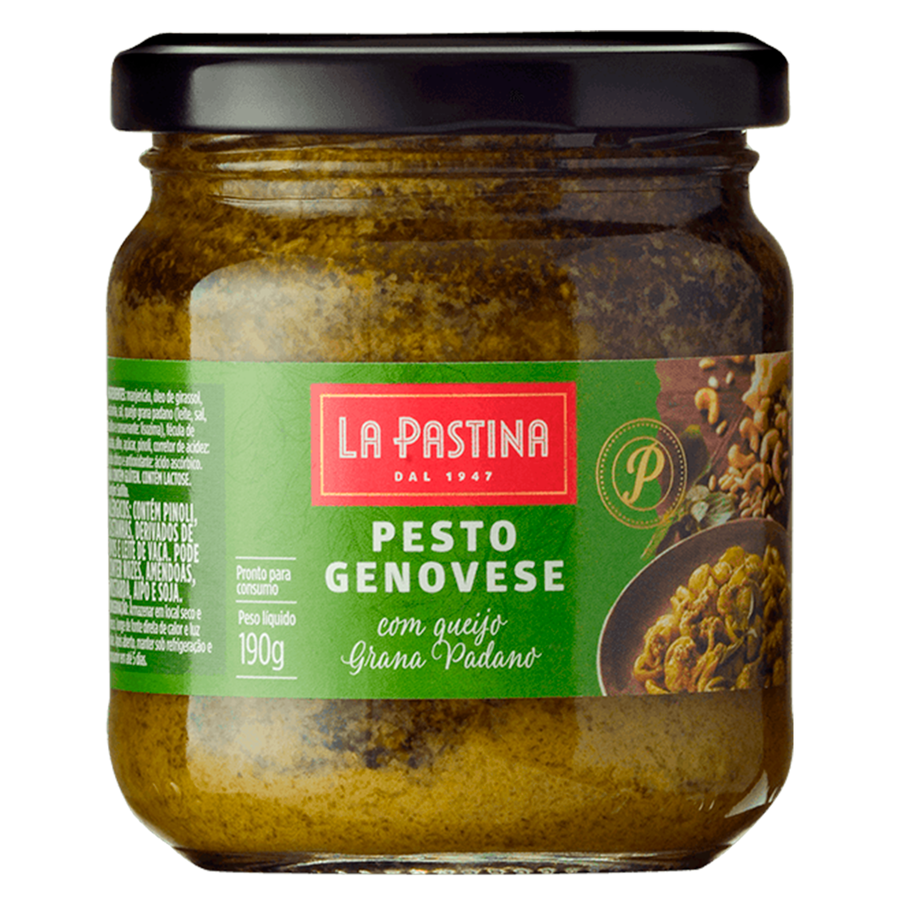 Pesto Genovese La Pastina Vidro 190g