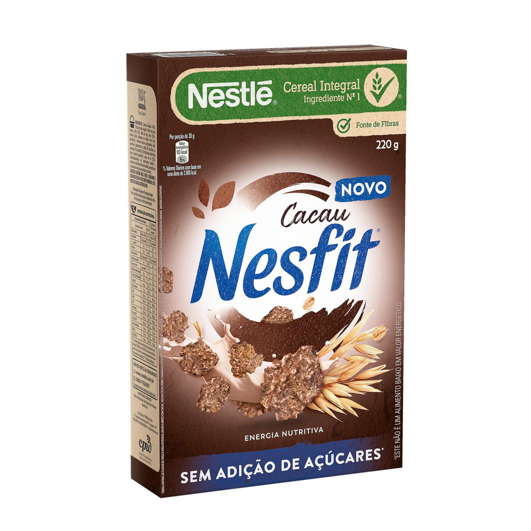 Cereal Matinal Integral Cacau Nestlé Nesfit Caixa 220g