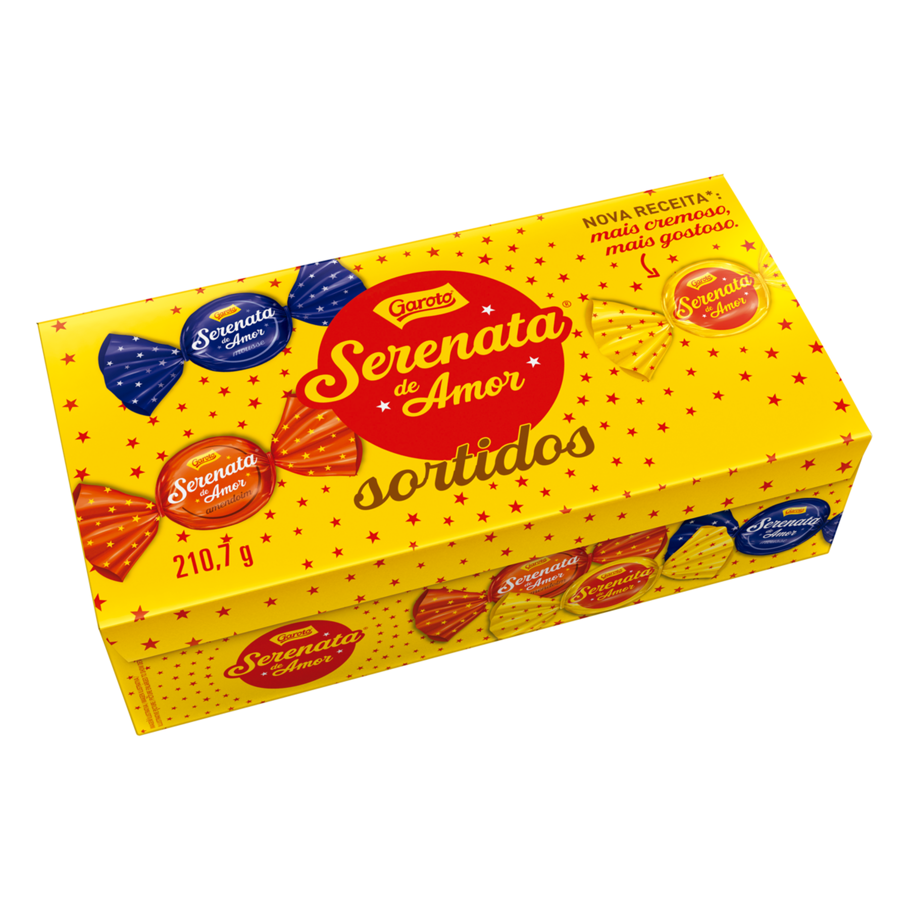 Caixa de Bombom Serenata Sortidos 210,7g