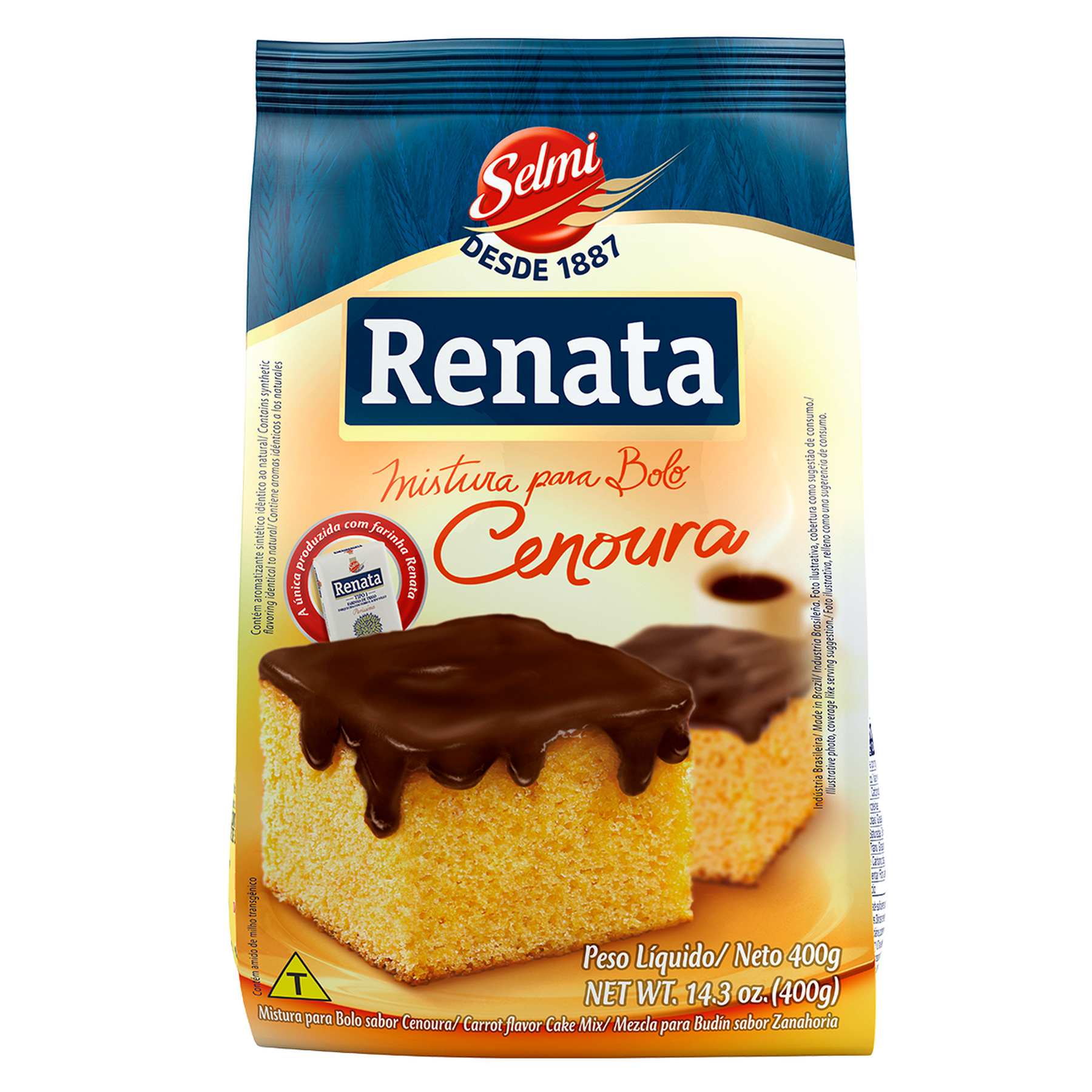 Mistura para Bolo Cenoura Renata 400g