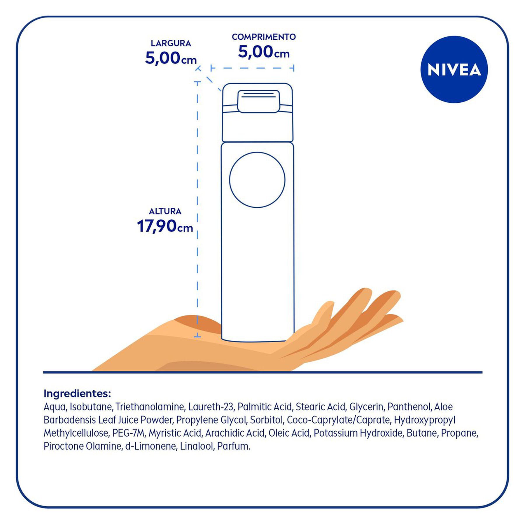 Espuma de Barbear Original Protect Nivea Men 200ml