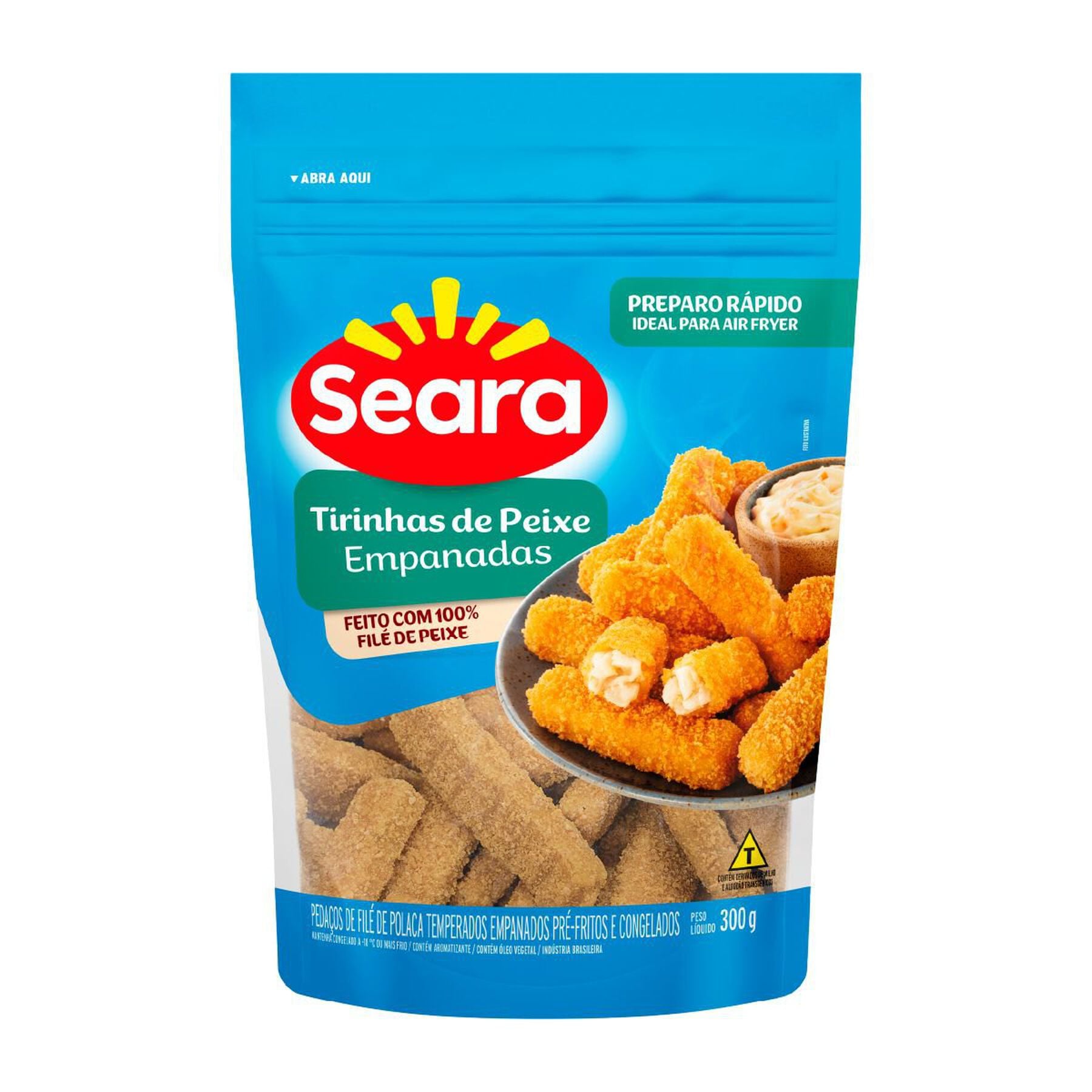 Empanado de Peixe Tirinhas Seara Pacote 300g