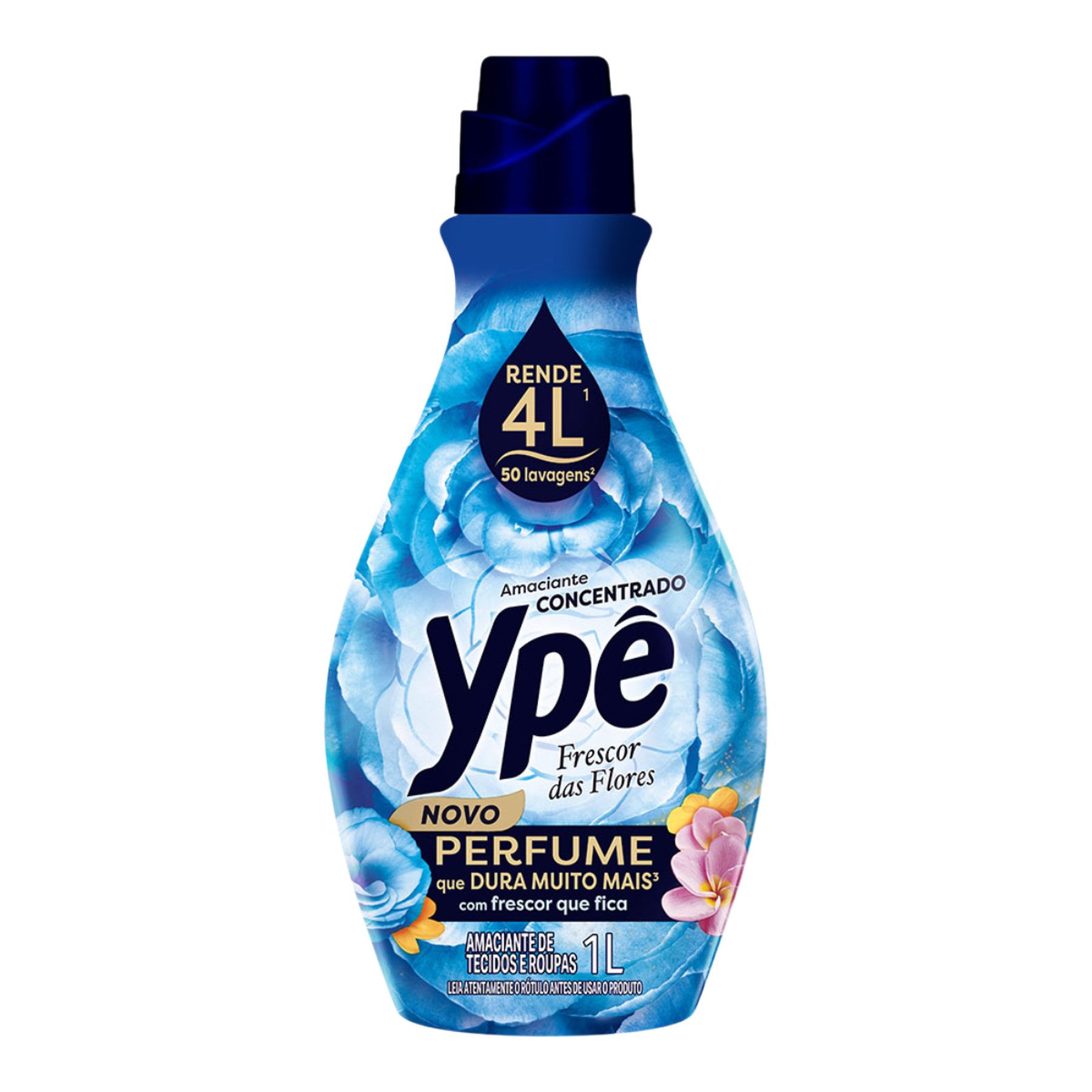 Amaciante de Roupa Concentrado Frescor das Flores Yp&ecirc; Frasco 1l