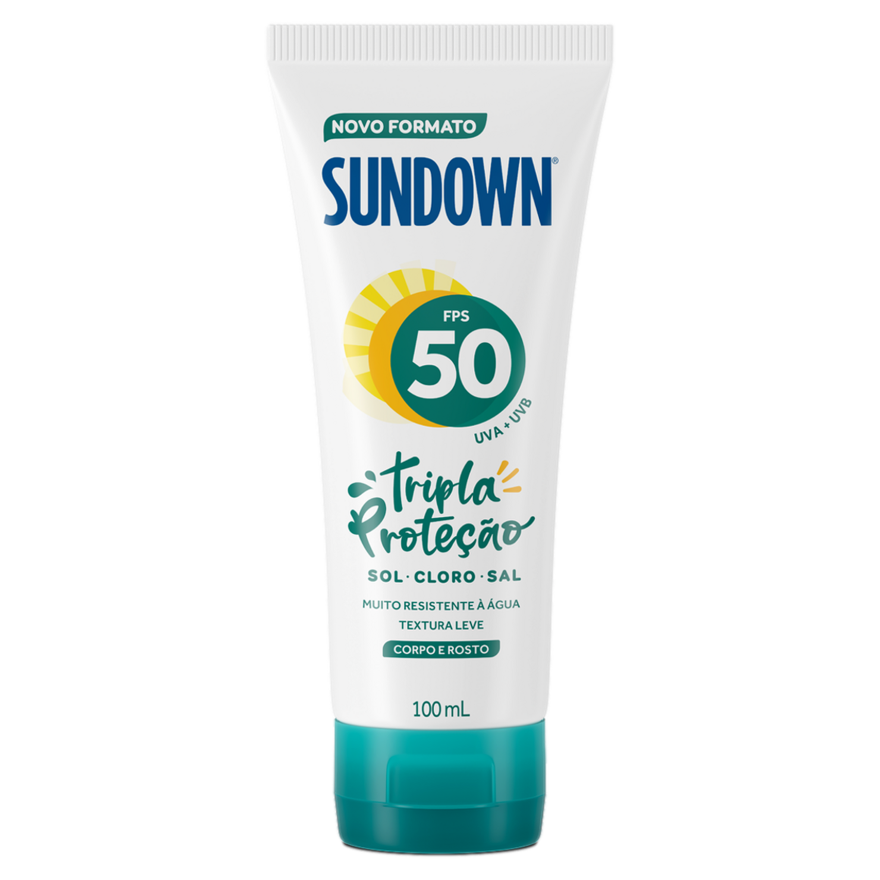 Protetor Solar FPS 50 Suave Sundown Tripla Prote&ccedil;&atilde;o Bisnaga 100ml